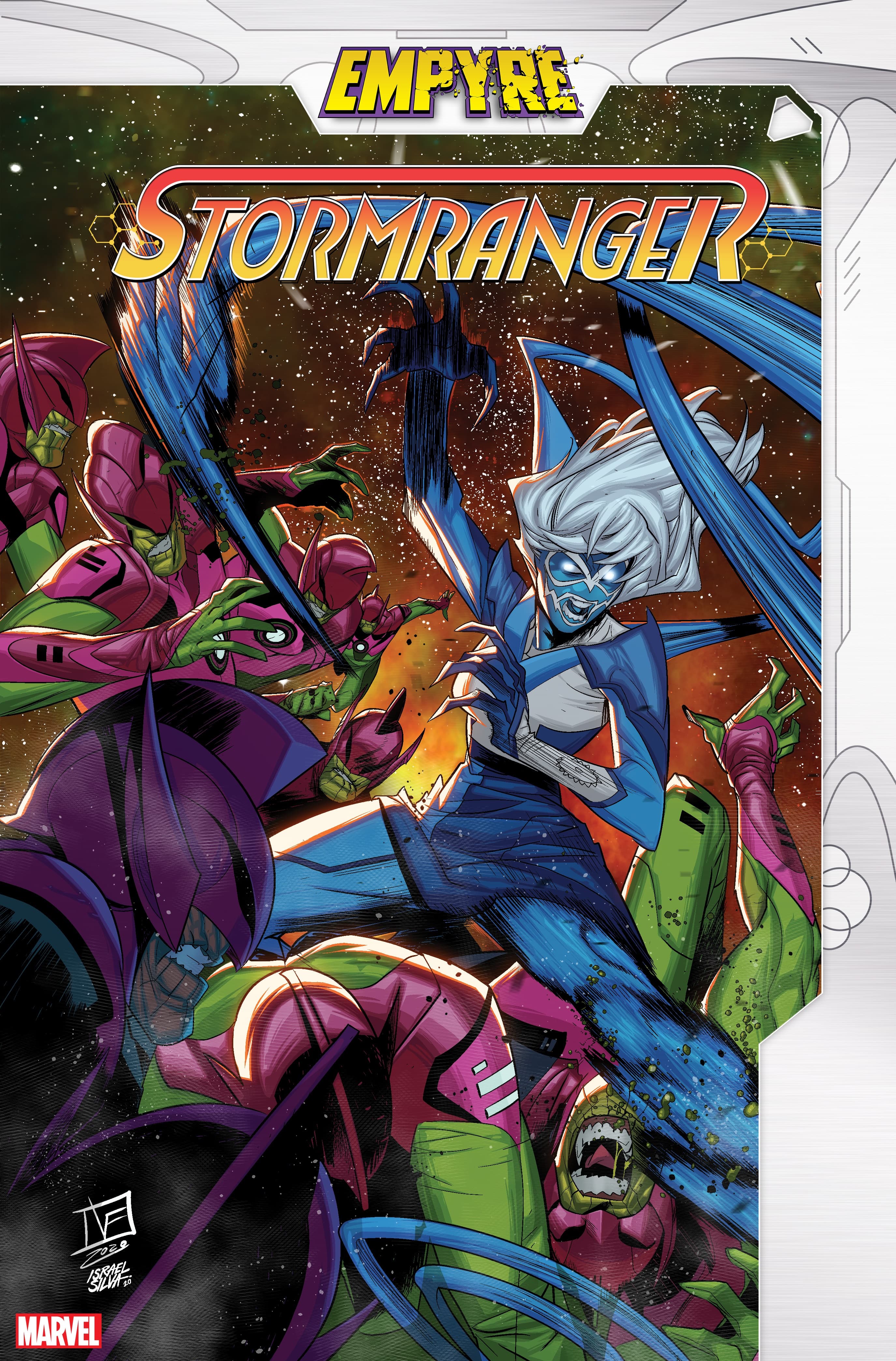 Empyre: Stormranger #1 (of 3) written by SALADIN AHMED with Art by STEVEN CUMMINGS and cover by FEDERICO VICENTINI