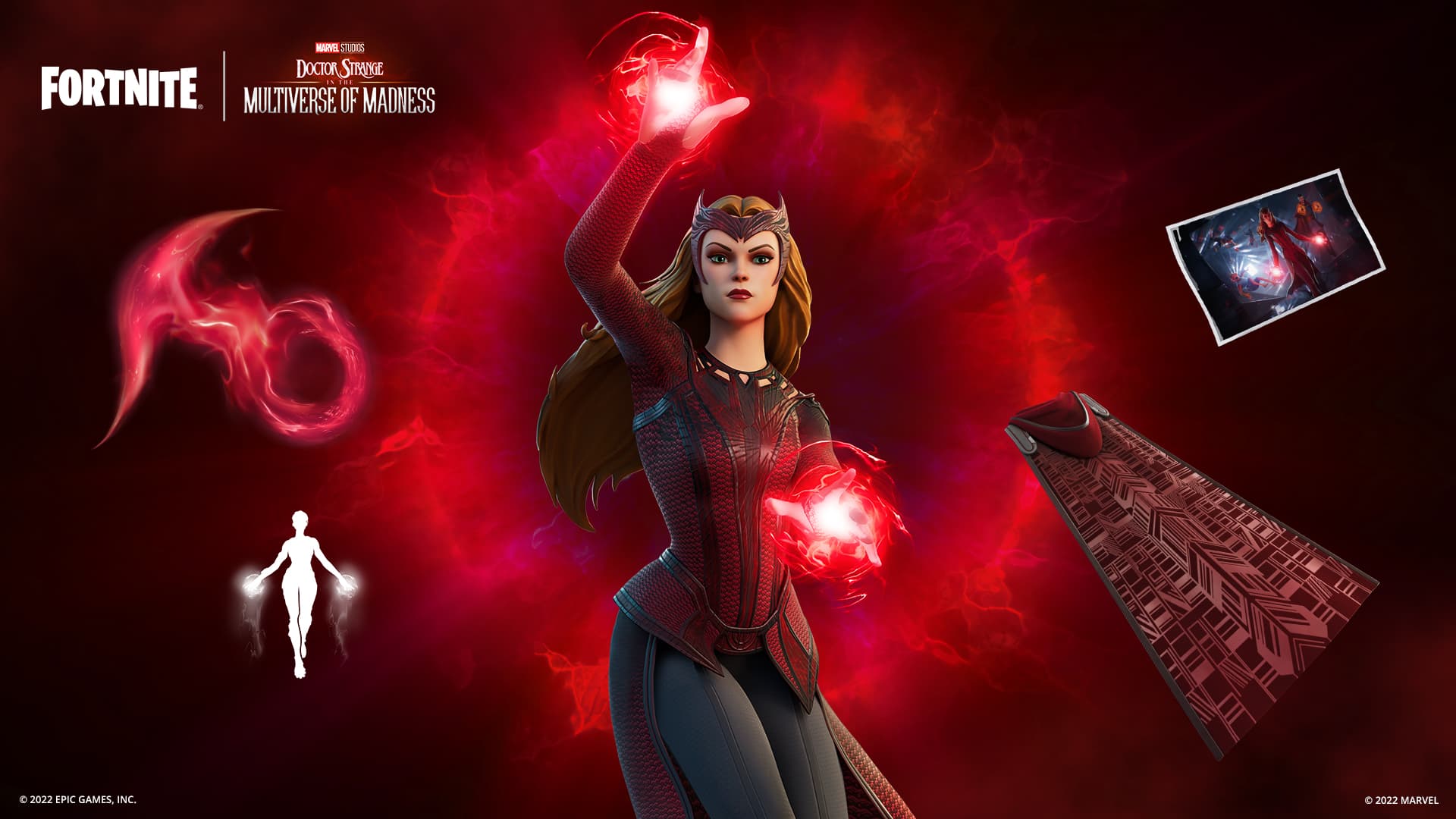 Scarlet Witch arrives in the Fortnite Item Shop