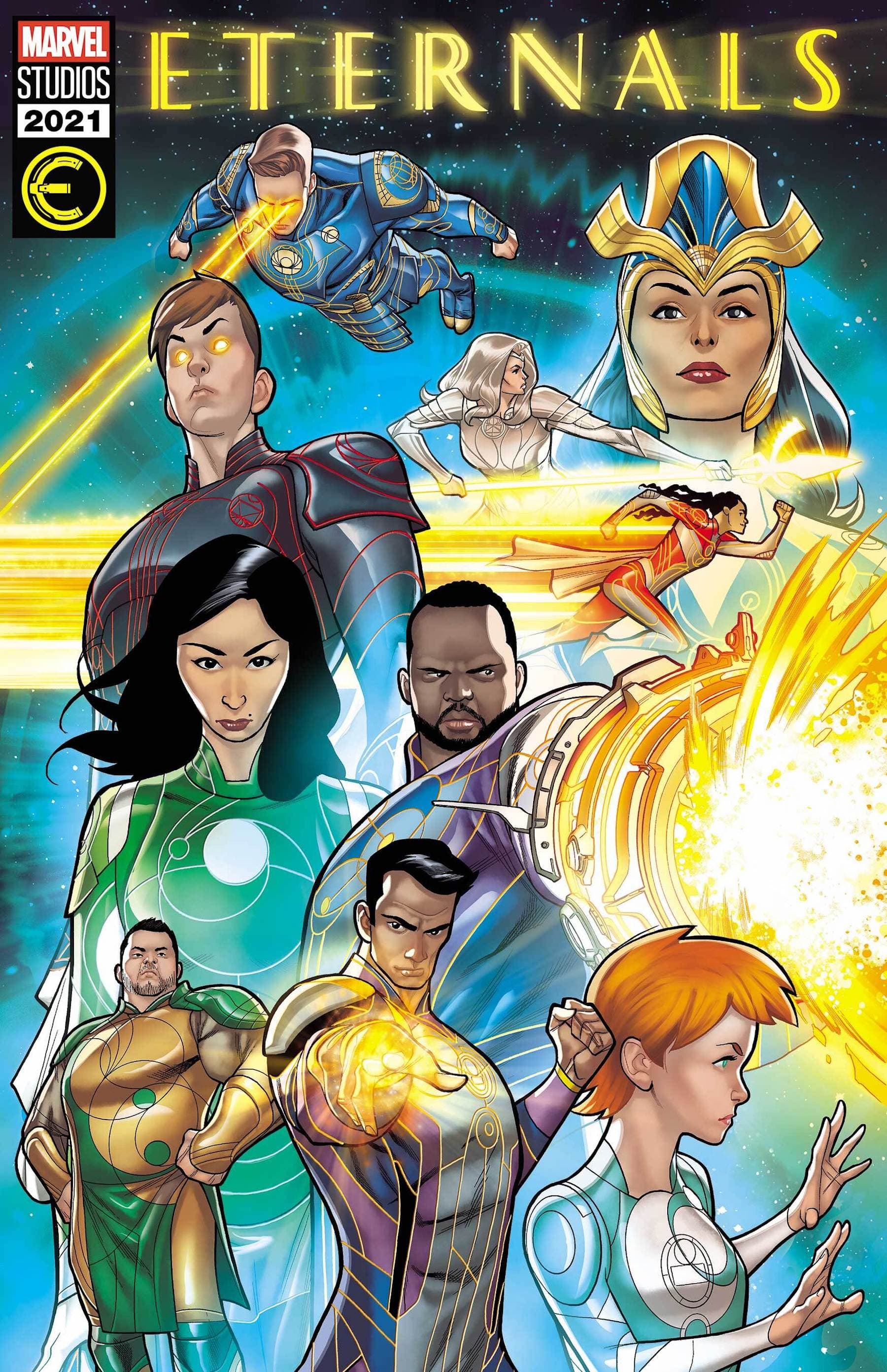 Eternals MCU Phase 4 Variant Cover by Clayton Henry