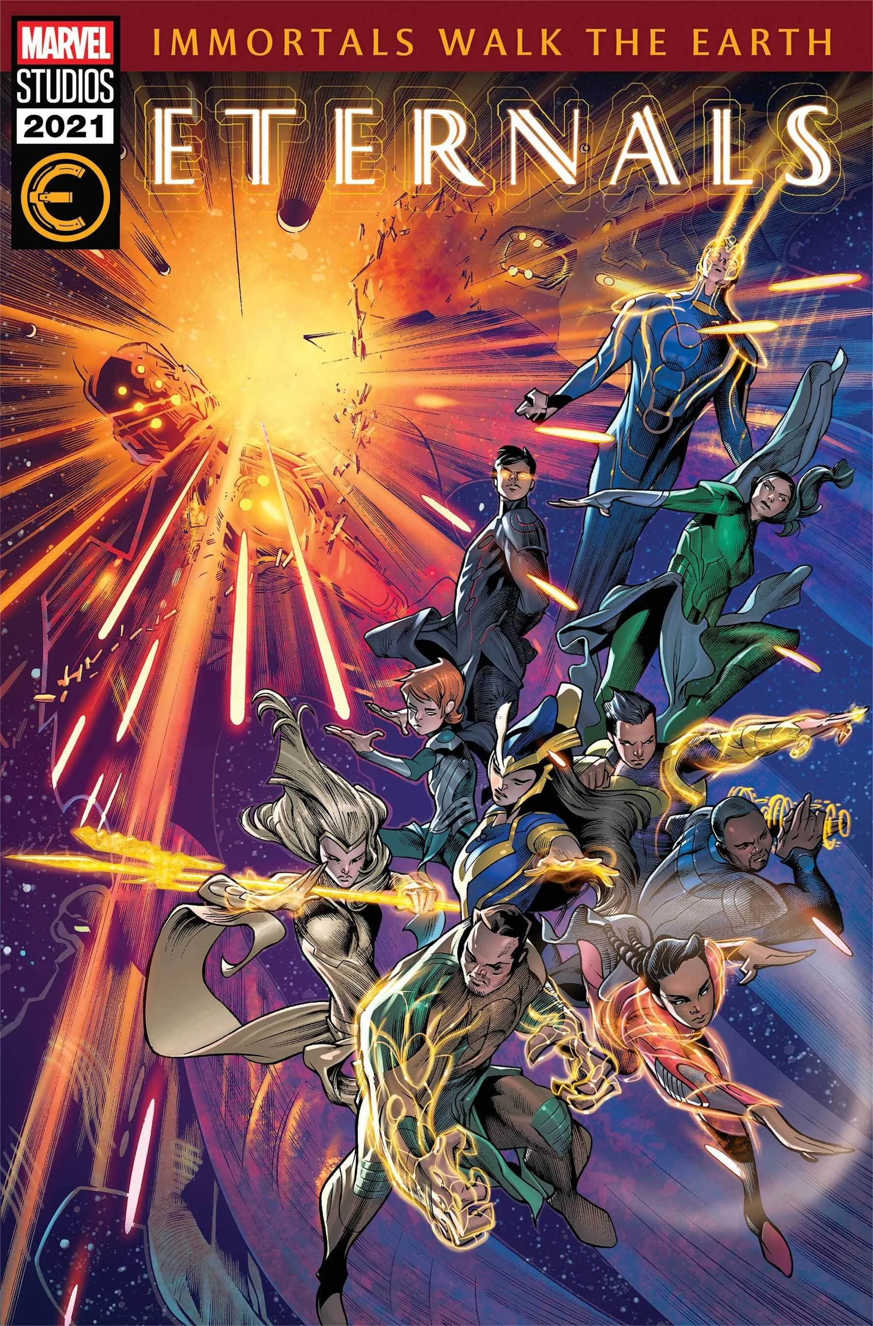 New 'Eternals' #7 Comic Book Variant Covers Showcase the