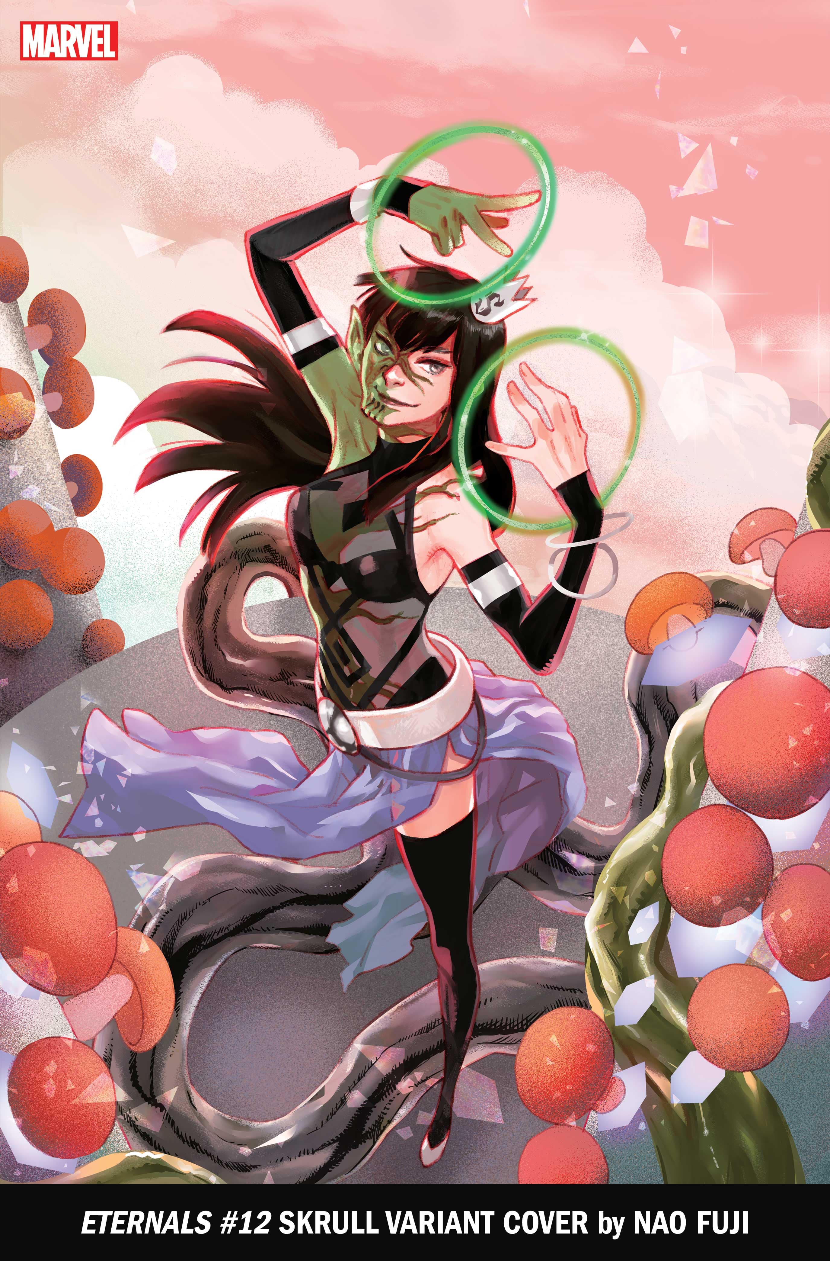 ETERNALS #12 SKRULL VARIANT COVER by NAO FUJI