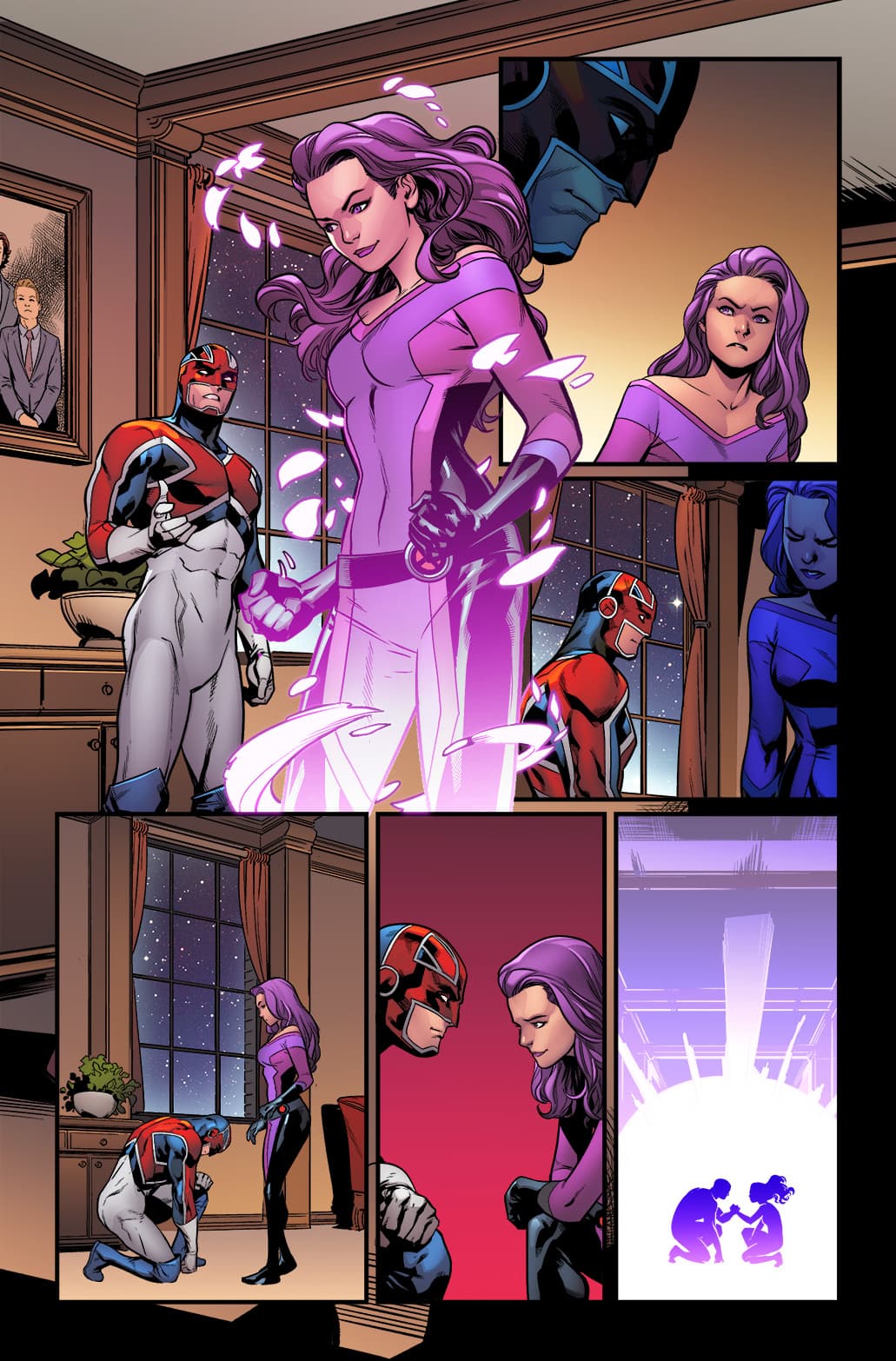 Art from EXCALIBUR #1 by Marcus To and Erick Arciniega