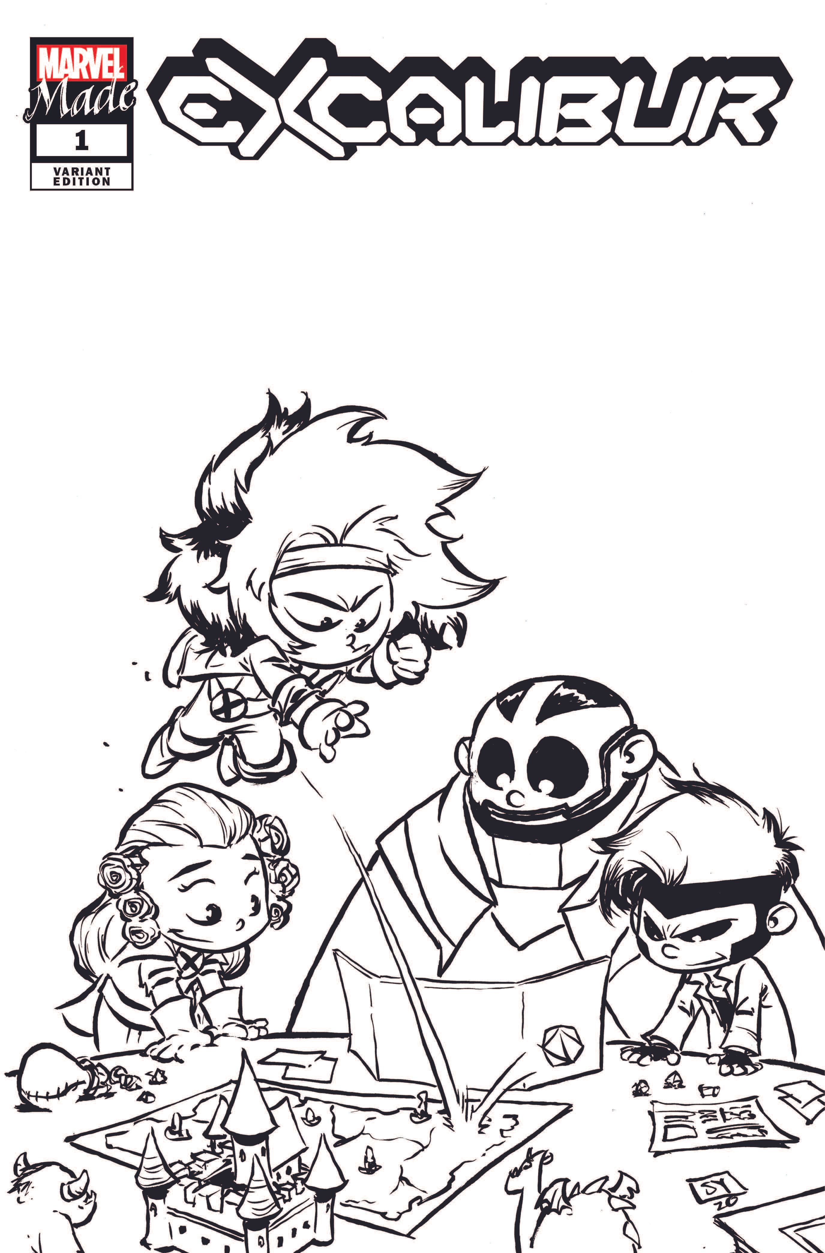 Excalibur_1_Skottie Young Sketch Variant