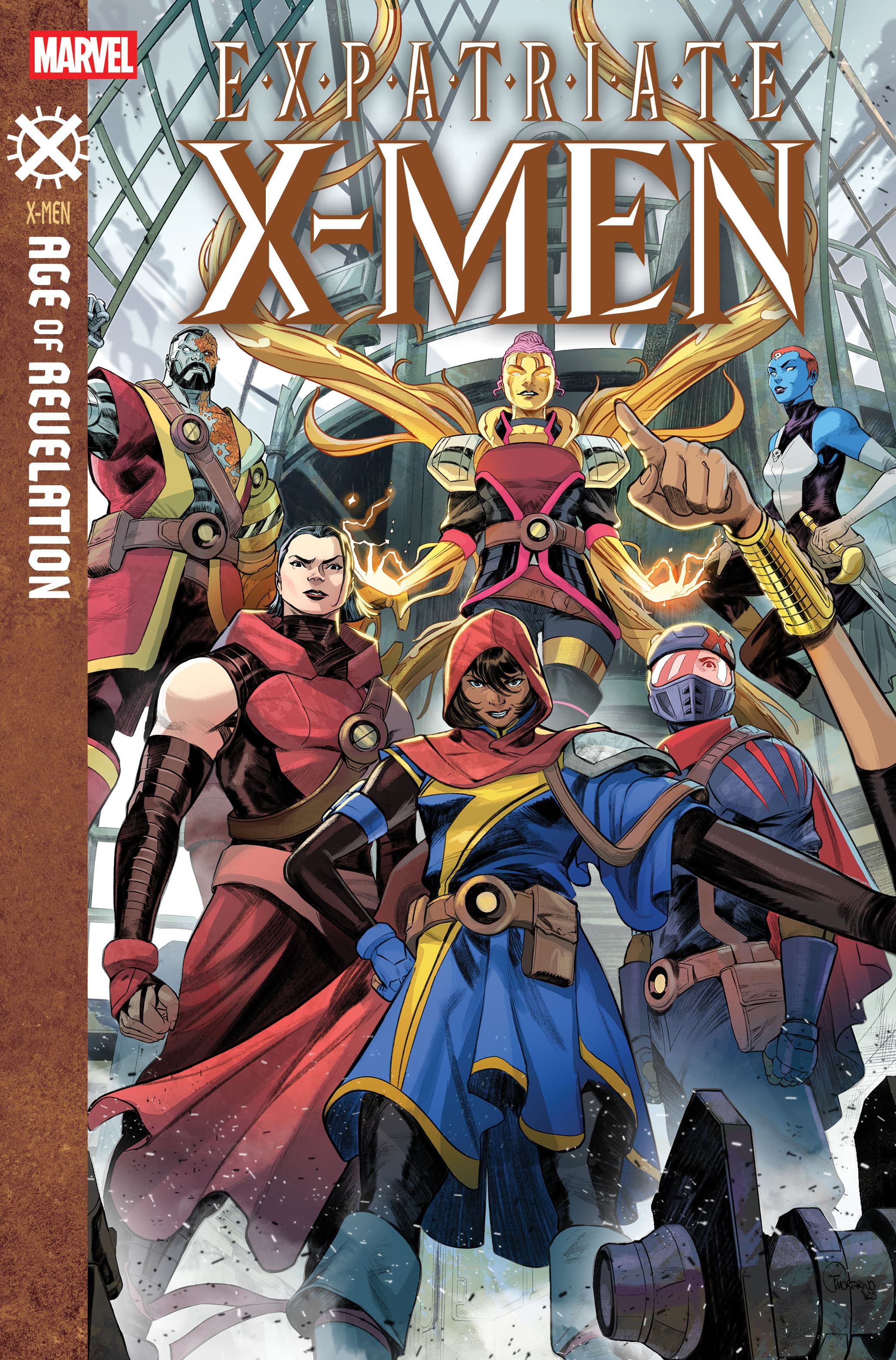 EXPATRIATE X-MEN #1 Cover by FRANCESCO MORTARINO