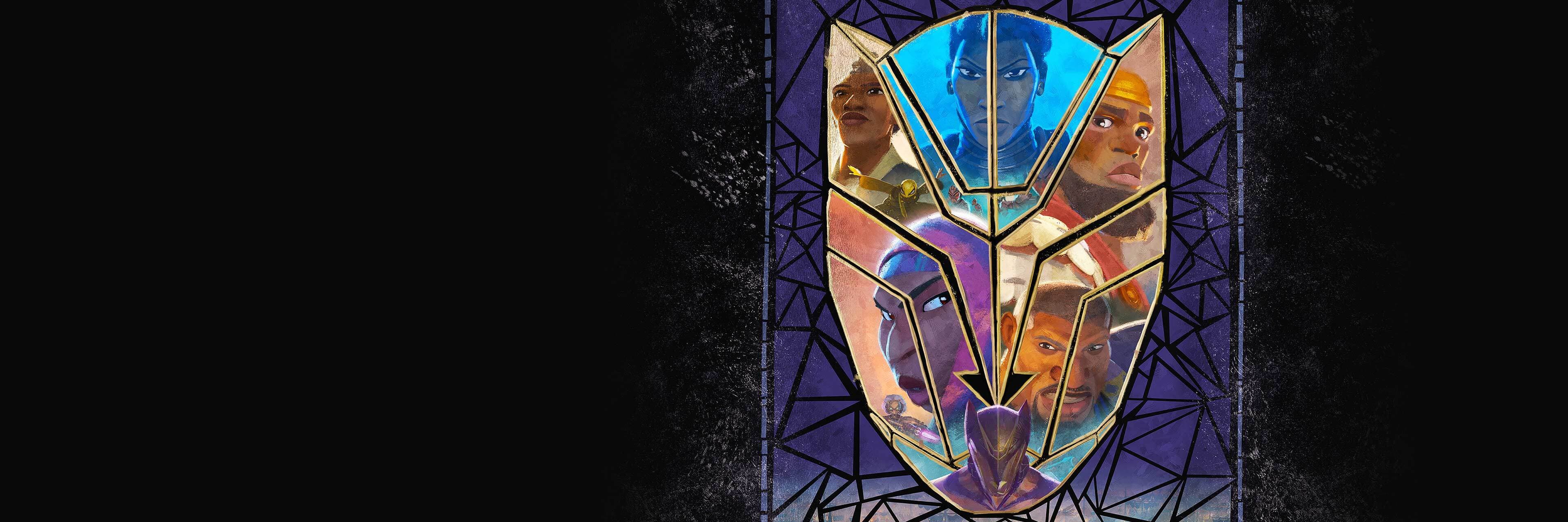 Marvel Animation's Eyes of Wakanda Disney+ TV Show Season 1 Poster