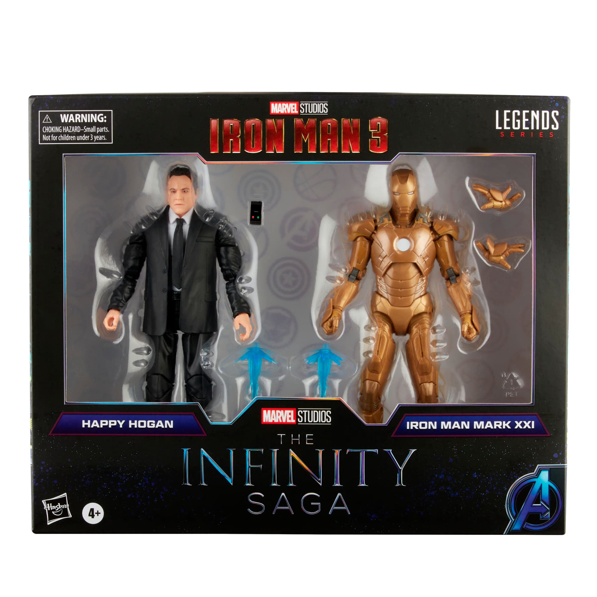 Marvel Legends Series - Happy Hogan and Iron Man Mark XXI