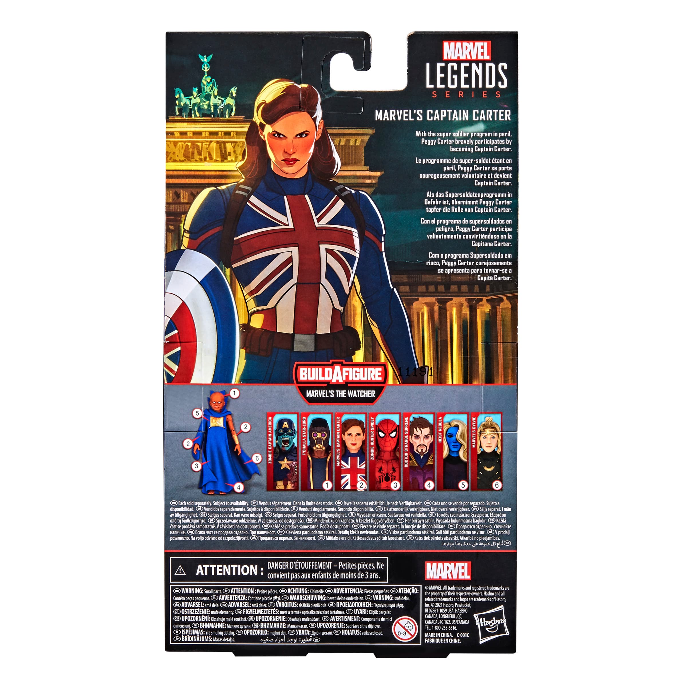 Marvel Legends Captain Carter / shop it <a href=https://www.amazon.com/Avengers-AVN-Legends-MSE-10/dp/B08MVFNFZN>here</a>
