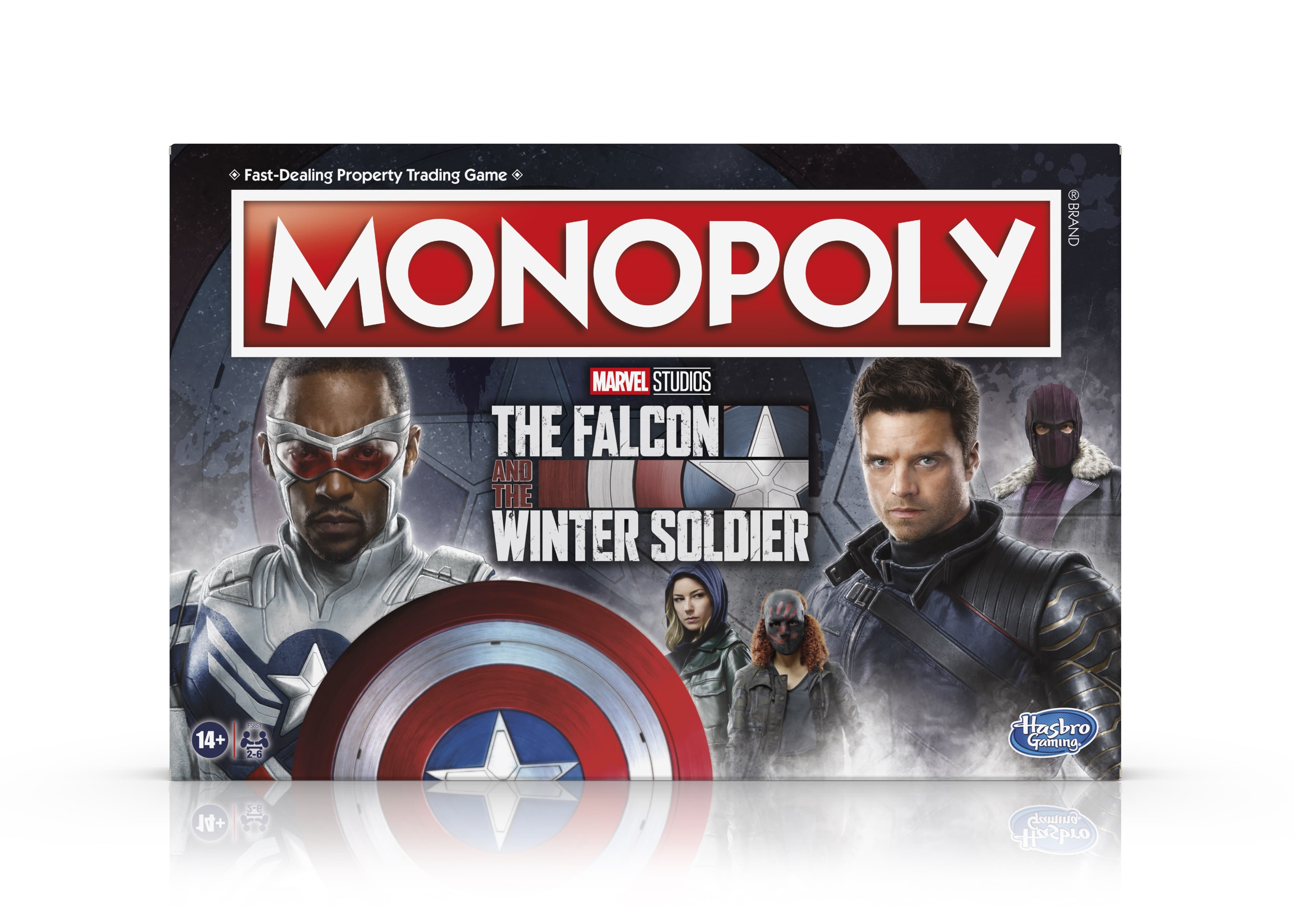 <a href=https://www.amazon.com/Monopoly-Marvel-Studios-Soldier-Players/dp/B0933LCXV7/>Monopoly: Marvel Studios’ The Falcon and The Winter Soldier Edition</a> / Amazon