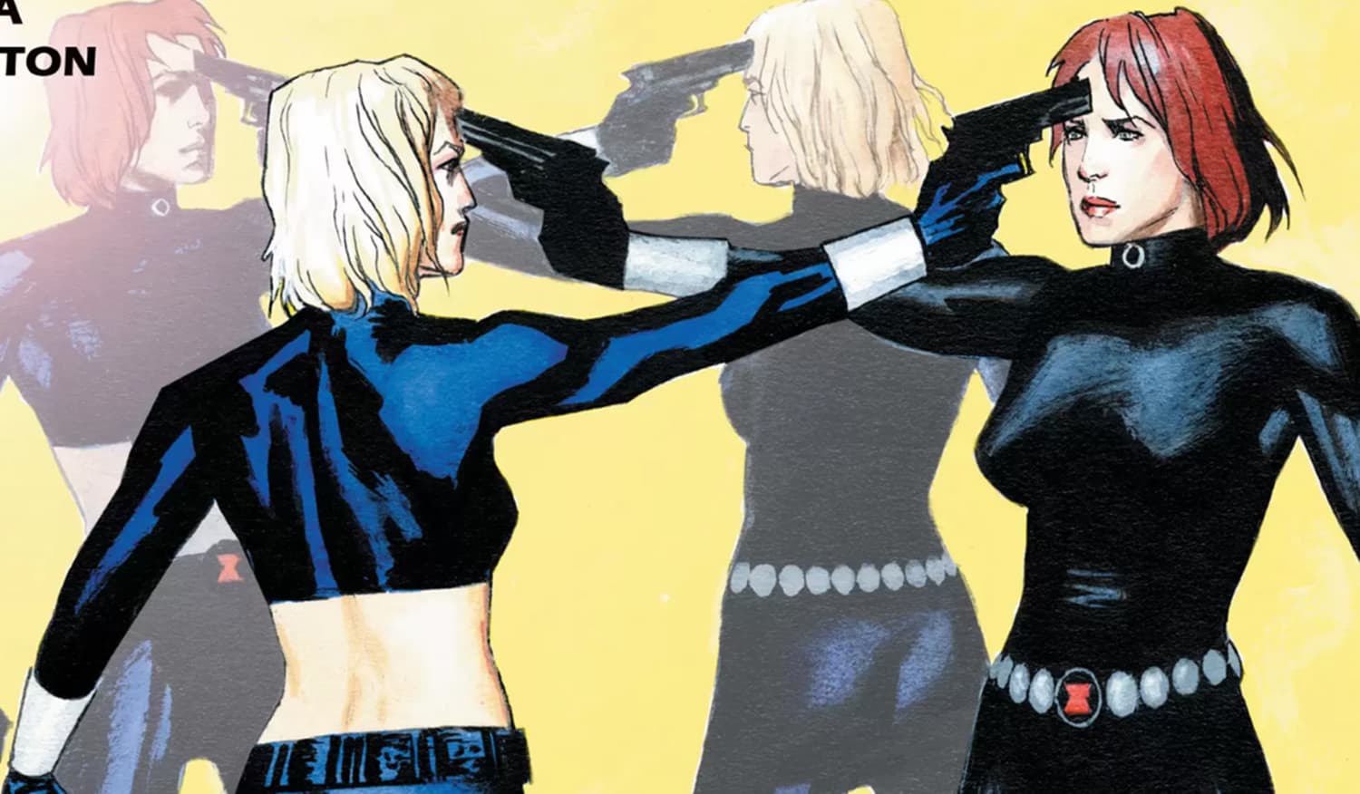 BLACK WIDOW (2001) #3 cover by Scott Hampton