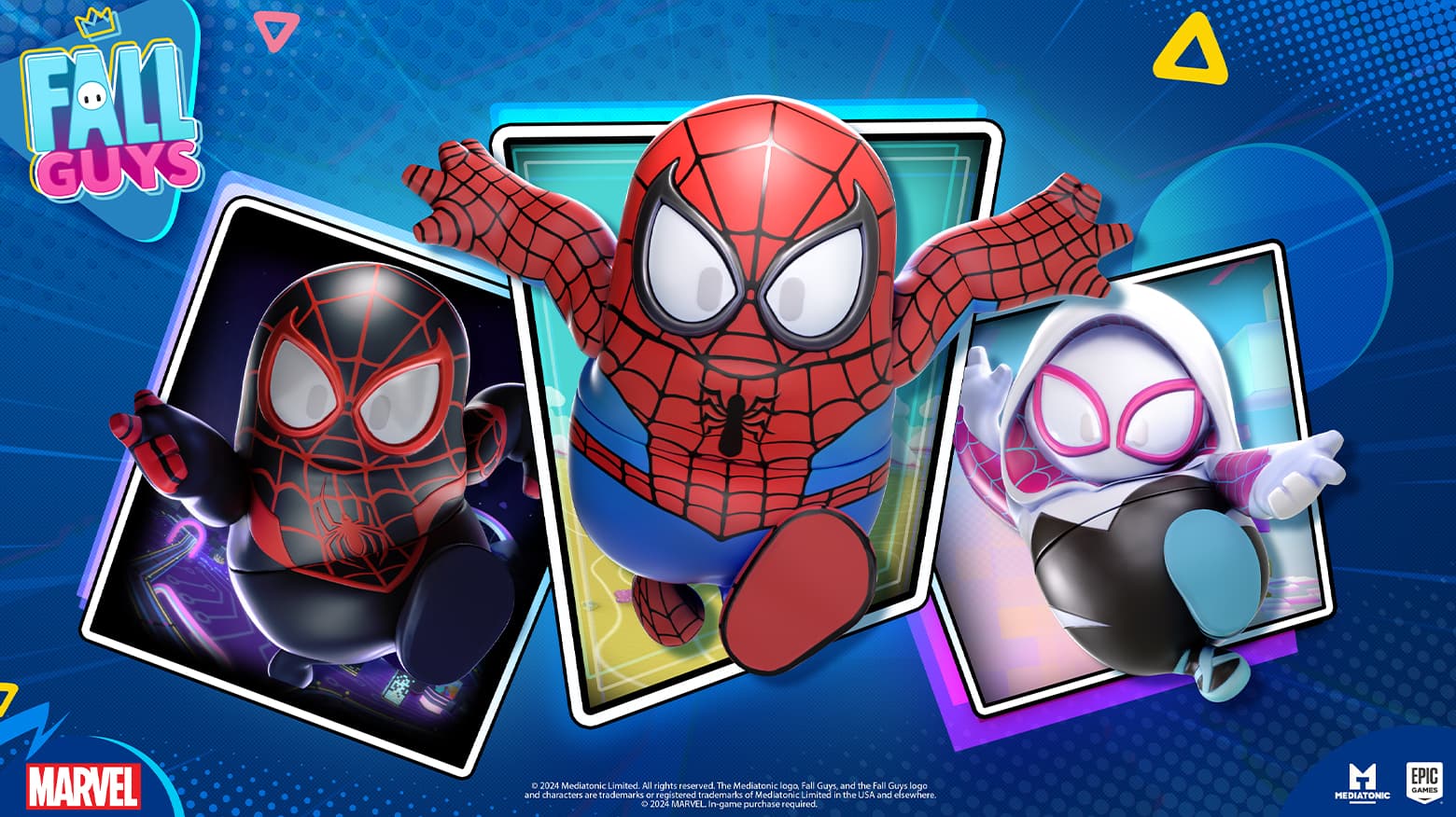 Spider-Man and Venom Costumes Now Available in 'Fall Guys'