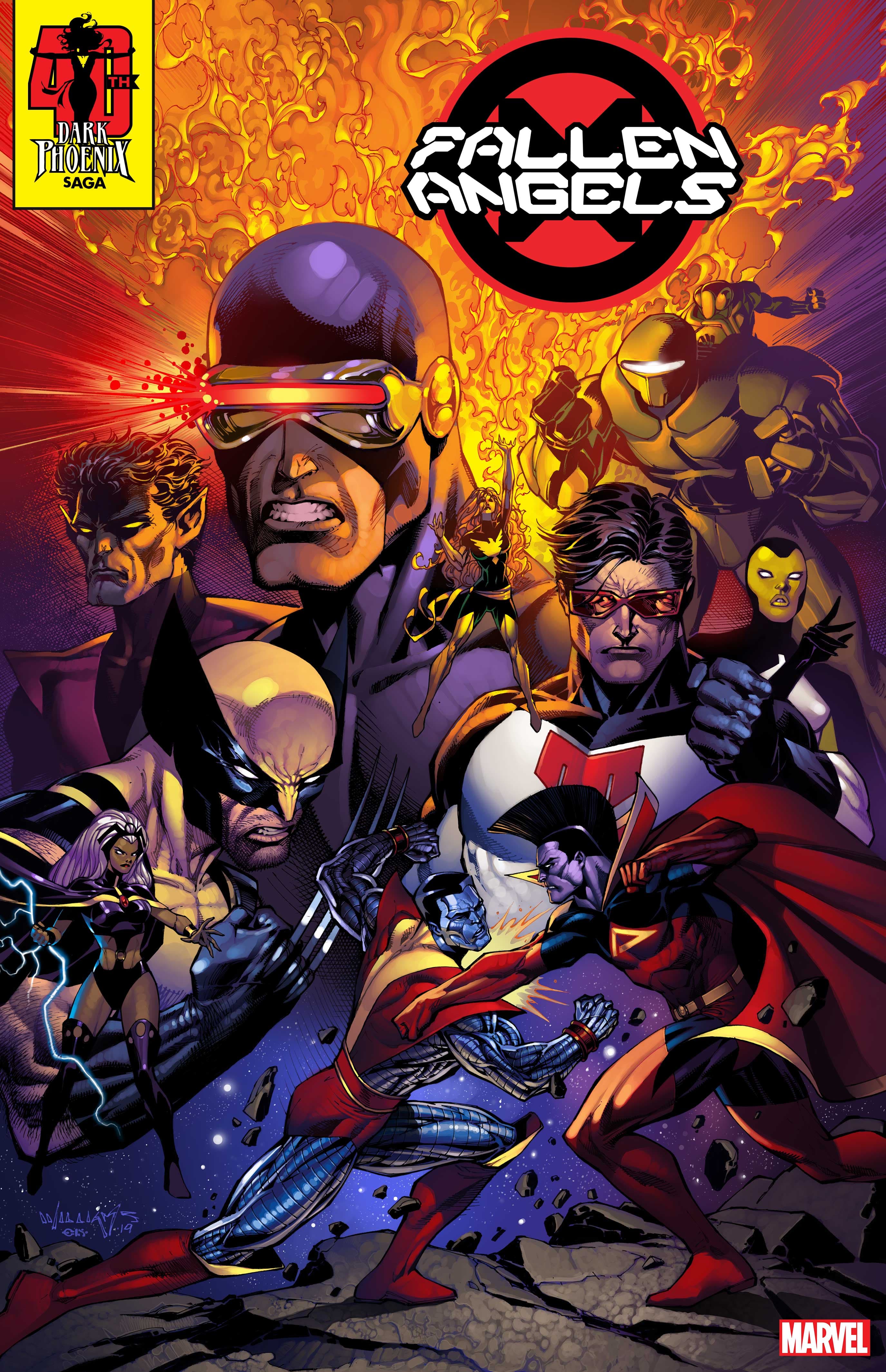 FALLEN ANGELS #5 DARK PHOENIX SAGA 40th ANNIVERSARY VARIANT