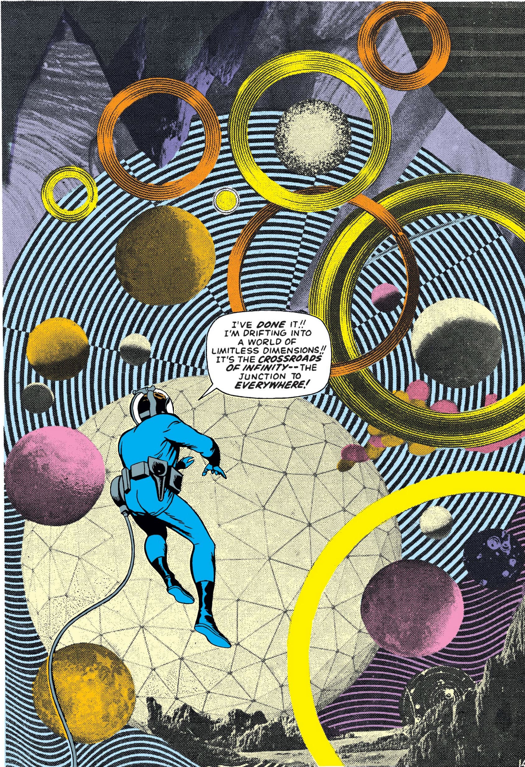 The Negative Zone Jack Kirby collage
