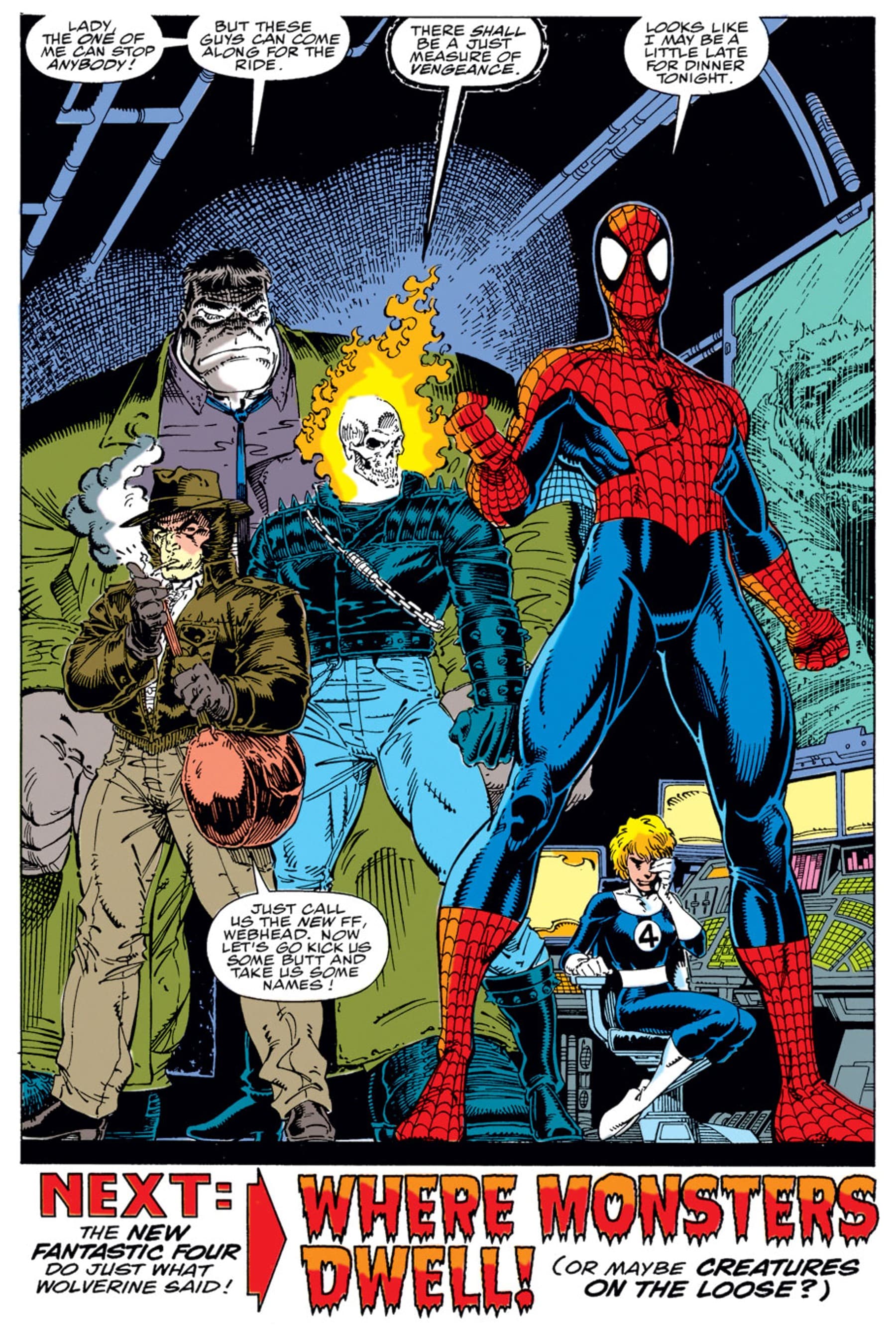 FANTASTIC FOUR (1961) #347 page by Walt Simonson and Arthur Adams