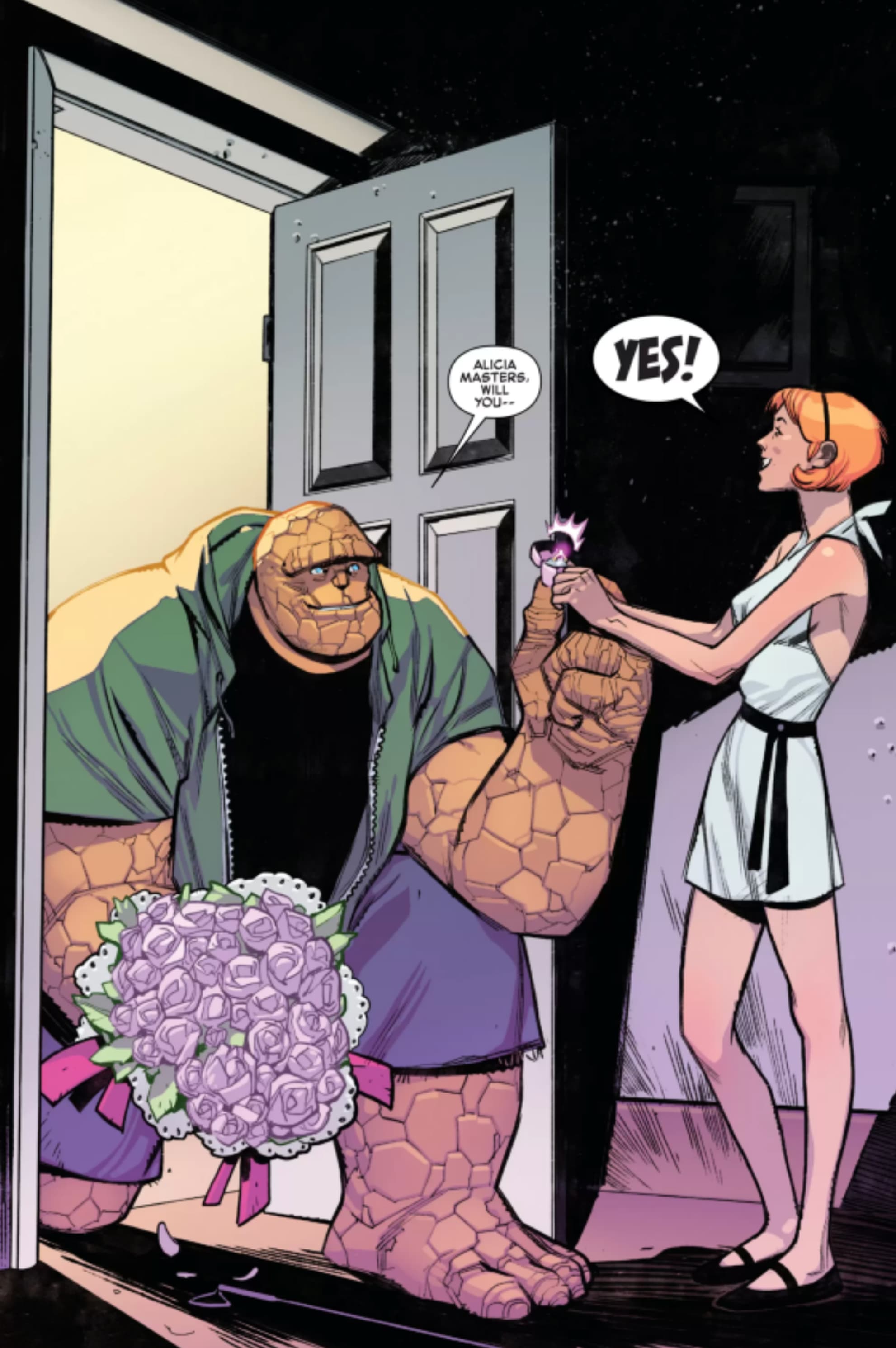 FANTASTIC FOUR (2018) #1 artwork by Sara Pichelli, Elisabetta D'Amico and Marte Gracia