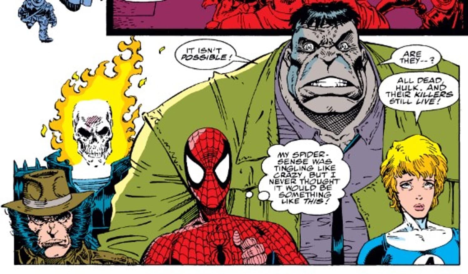 FANTASTIC FOUR (1961) #347 panel by Walter Simonson and Arthur Adams