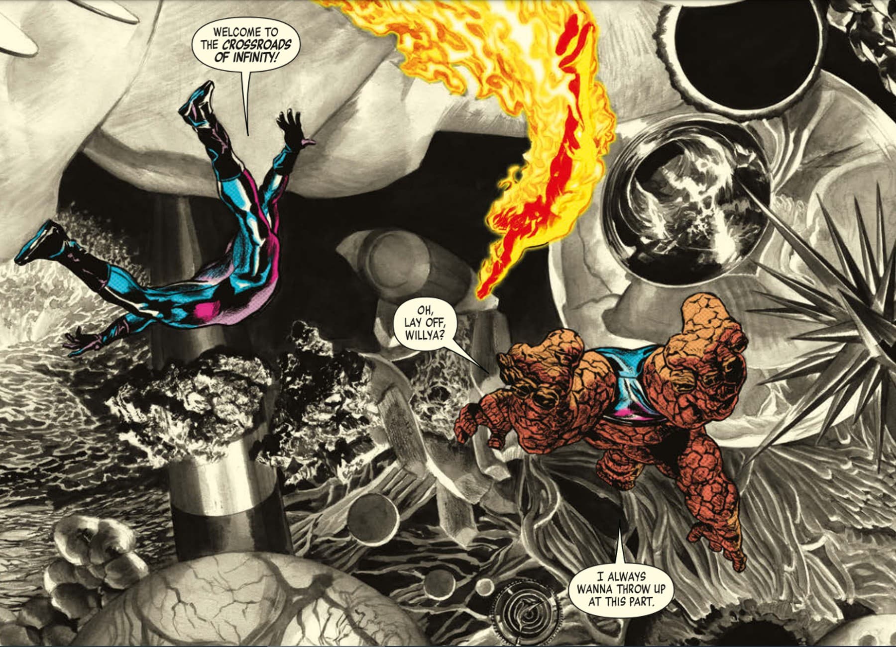 FANTASTIC FOUR: FULL CIRCLE artwork by Alex Ross