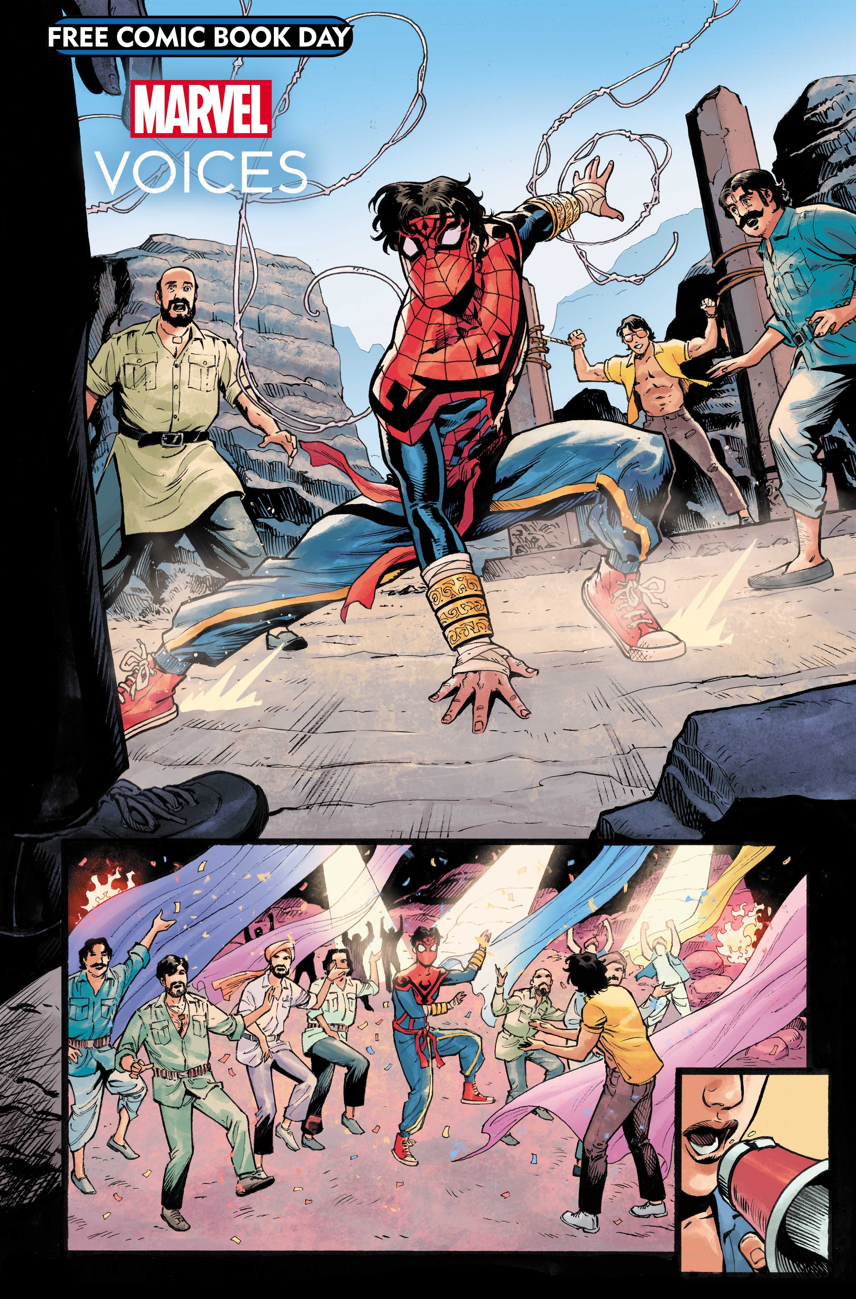 FREE COMIC BOOK DAY 2024: MARVEL’S VOICES #1 interior artwork by Tadam Gyadu
