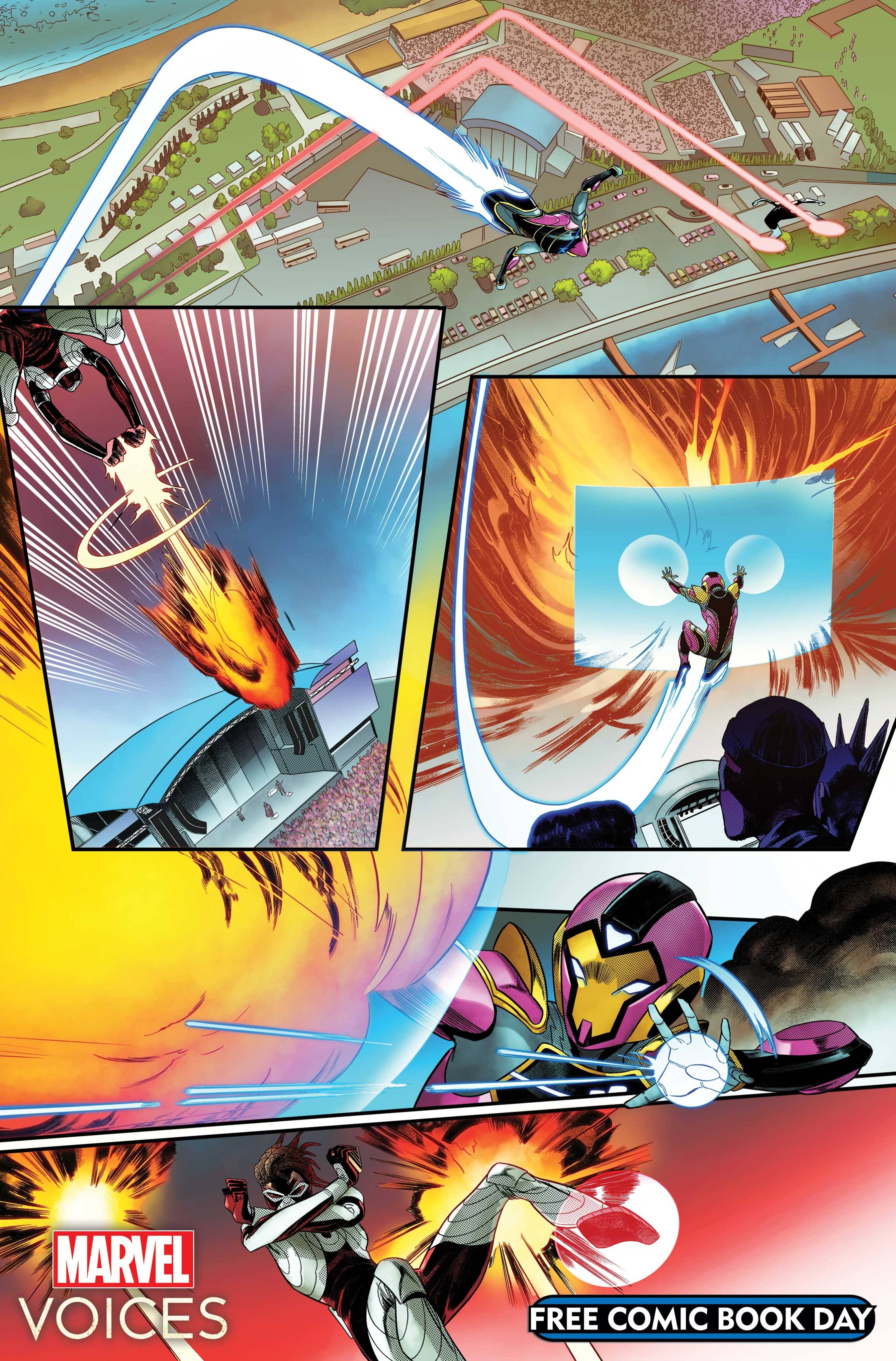 FREE COMIC BOOK DAY 2023: MARVEL’S VOICES #1 interior artwork by Paris Alleyne