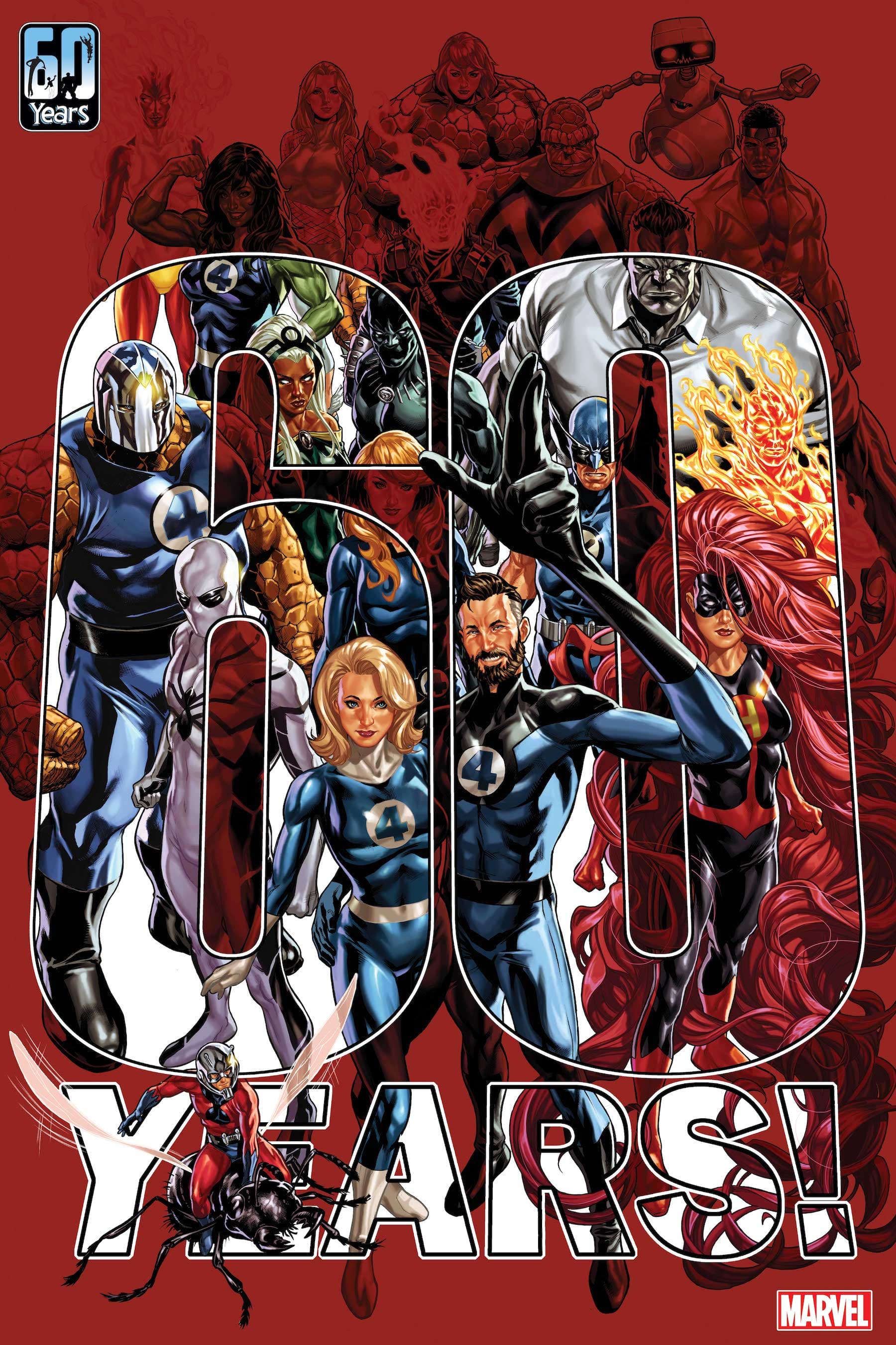 FANTASTIC FOUR #35 cover by Nick Bradshaw and Mark Brooks