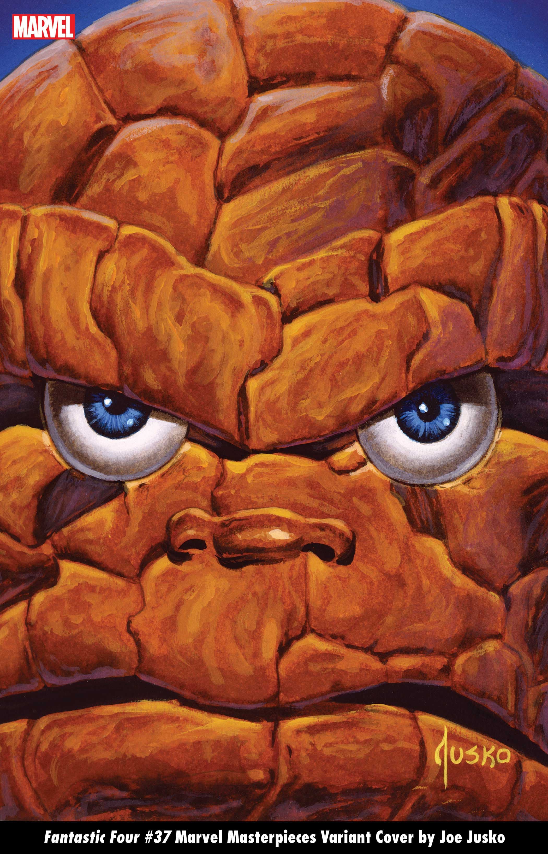 FANTASTIC FOUR #37 MARVEL MASTERPIECES VARIANT COVER by JOE JUSKO