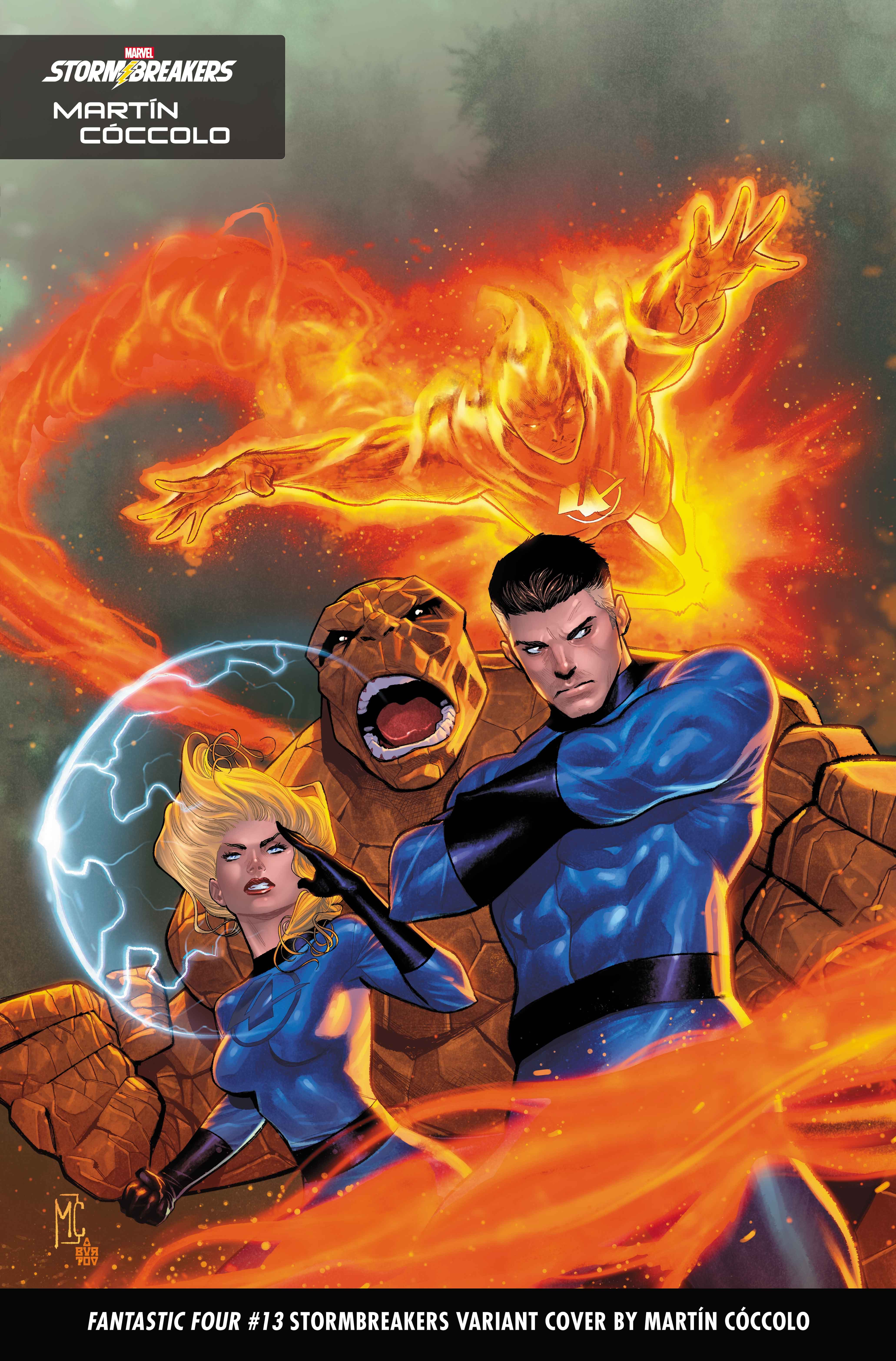 FANTASTIC FOUR #13 Stormbreakers Variant Cover by Martin Coccolo​​​​​​​