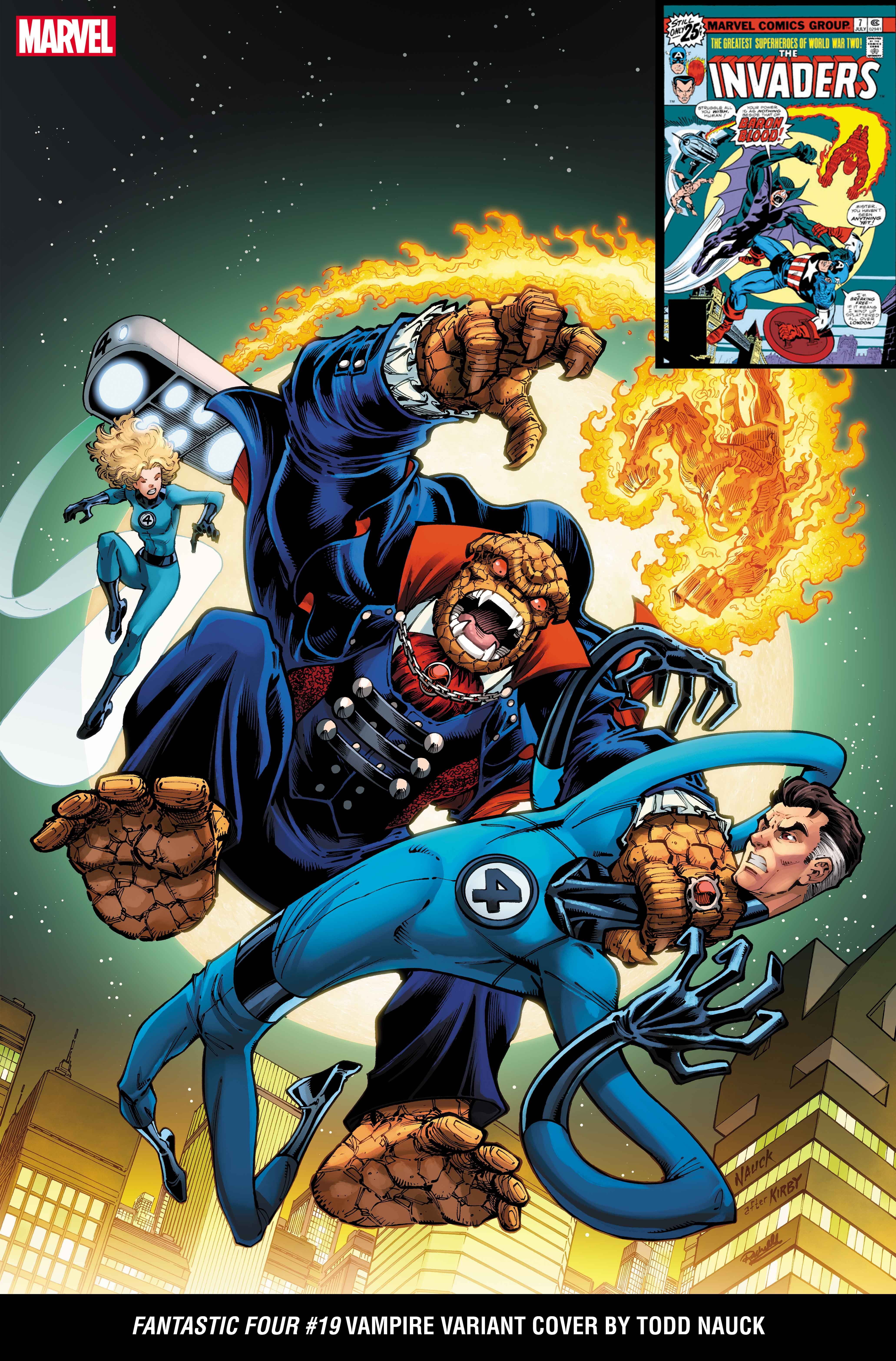 FANTASTIC FOUR #19 Vampire Variant Cover by Todd Nauck