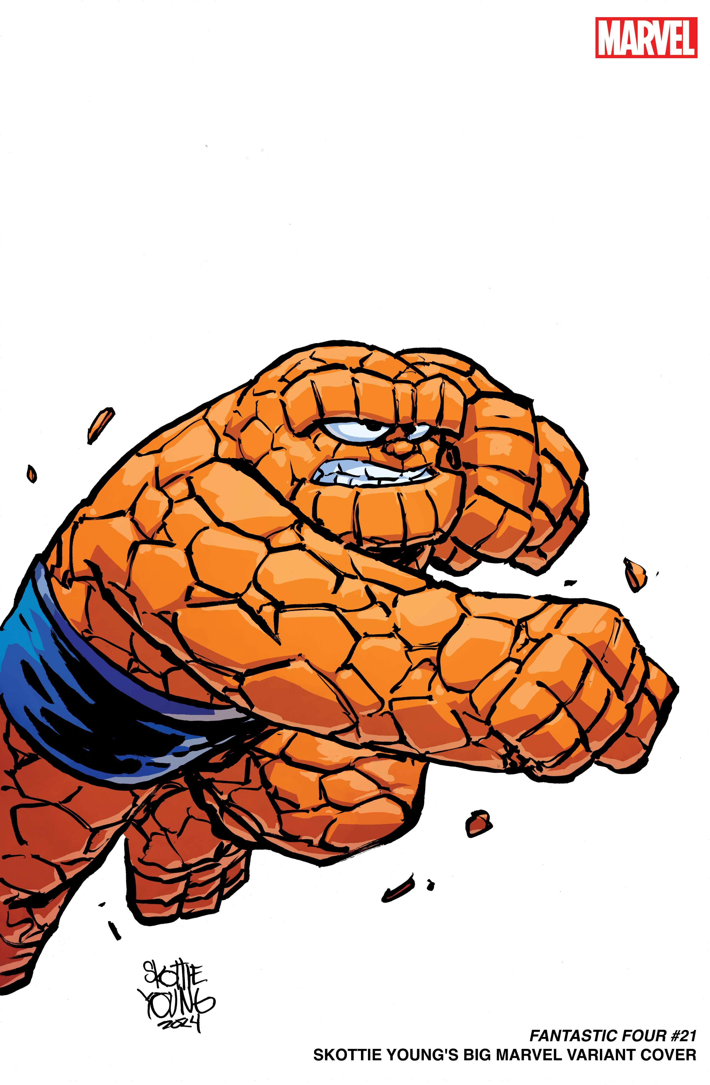 FANTASTIC FOUR #21 Skottie Young's Big Marvel Variant Cover