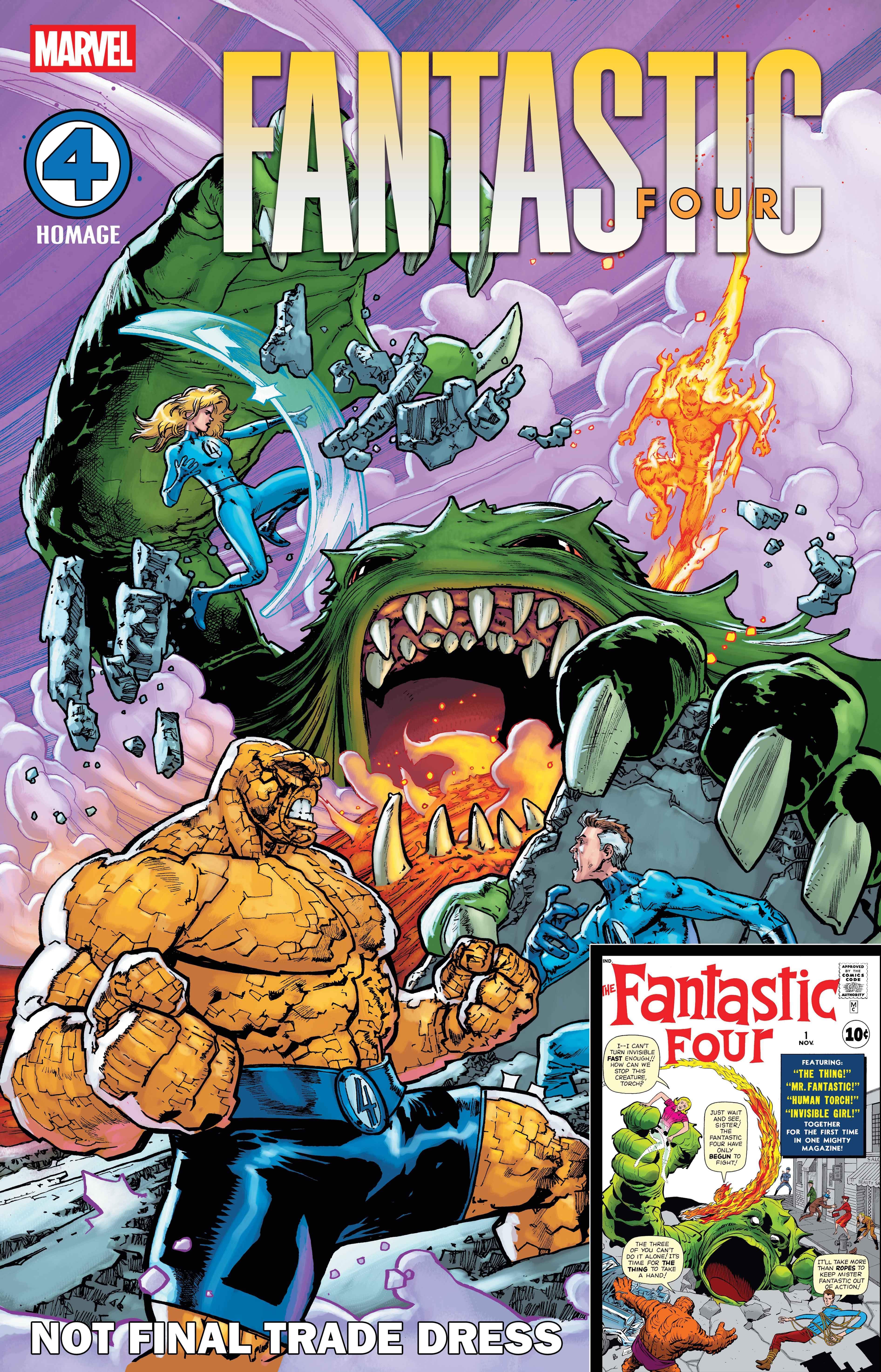 FANTASTIC FOUR #28 Fantastic Four Homage Variant Cover by Andrei Bressan