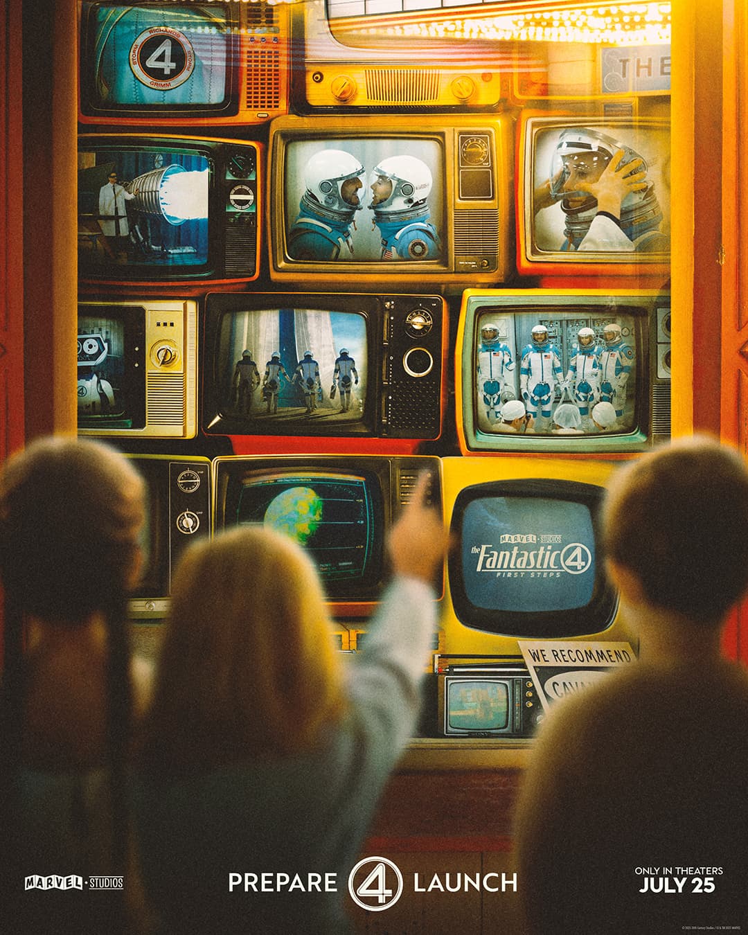 'The Fantastic Four: First Steps' teaser poster