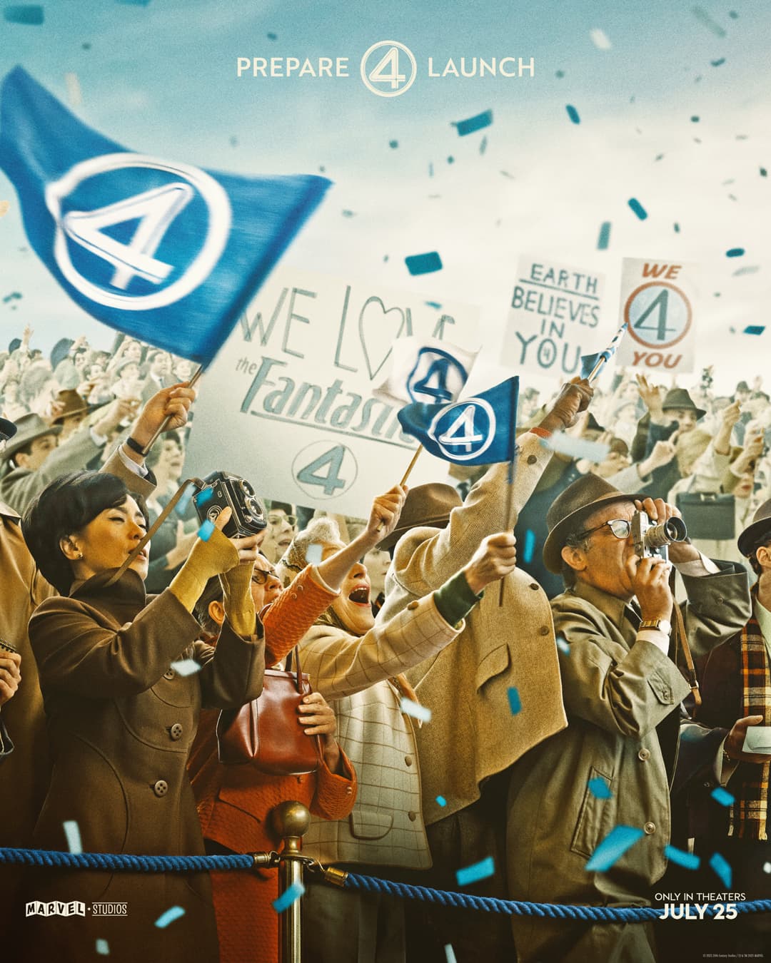 'The Fantastic Four: First Steps' teaser poster