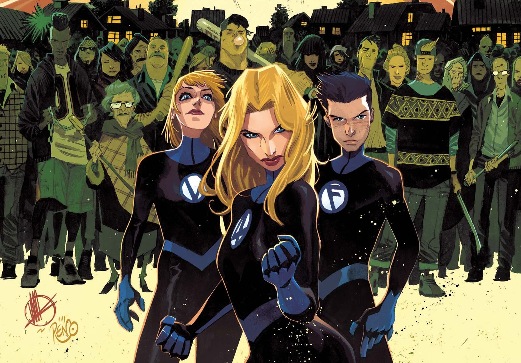 FANTASTIC FOUR (2018) #10 cover by Matteo Scalera