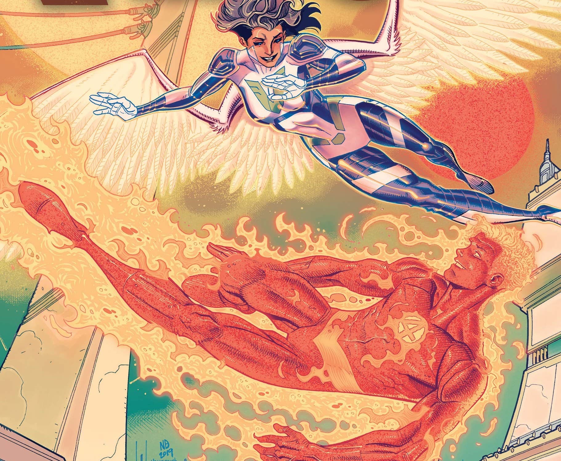 FANTASTIC FOUR (2018) #17 cover by Nick Bradshaw