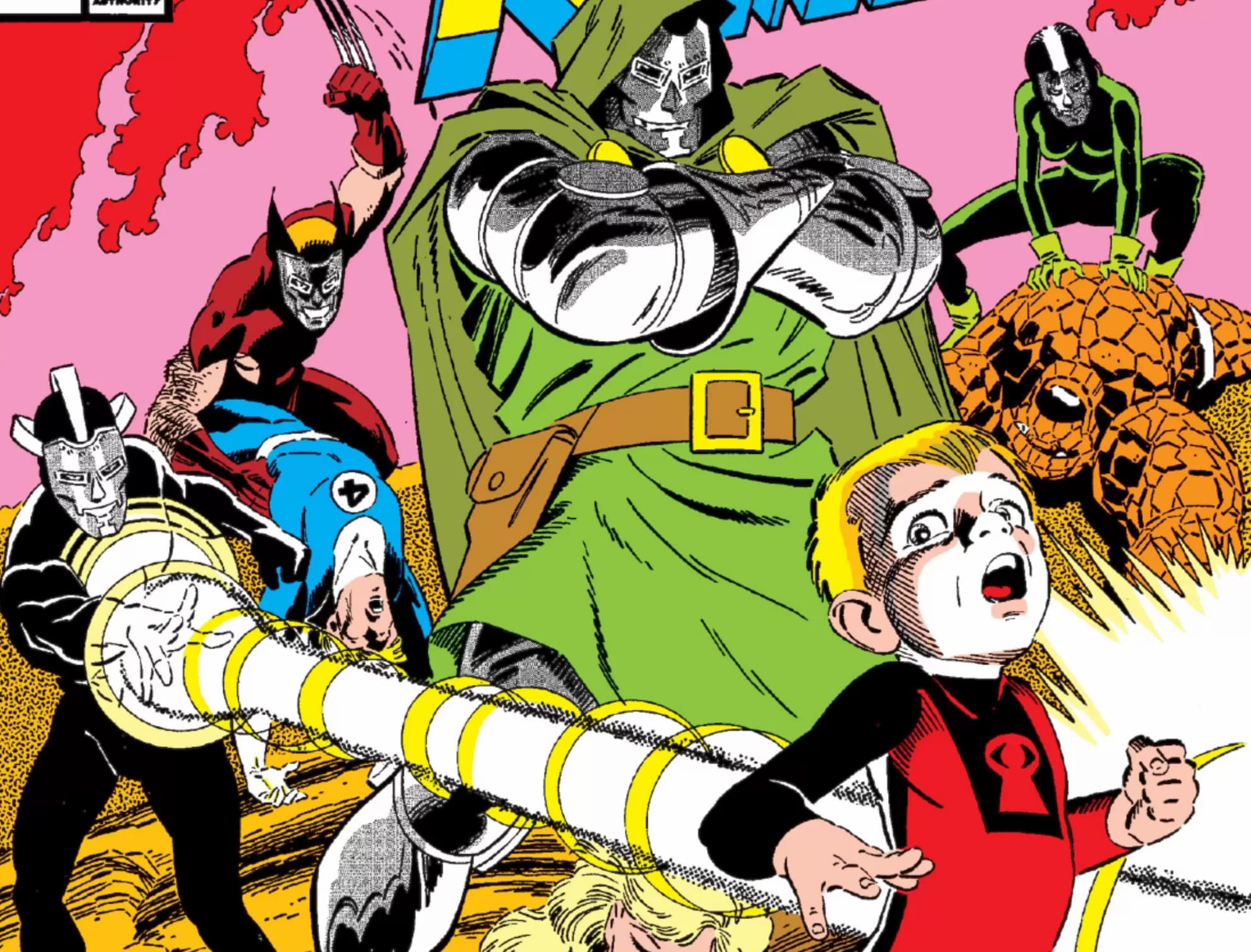 FANTASTIC FOUR VS. X-MEN (1987) #3 cover by Jon Bogdanove and Terry Austin