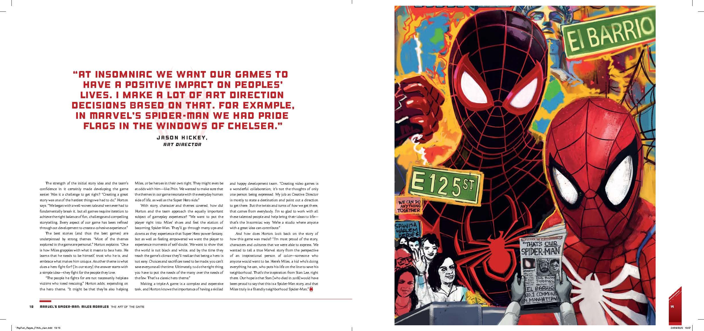 Marvel’s Spider-Man: Miles Morales – The Art of the Game 