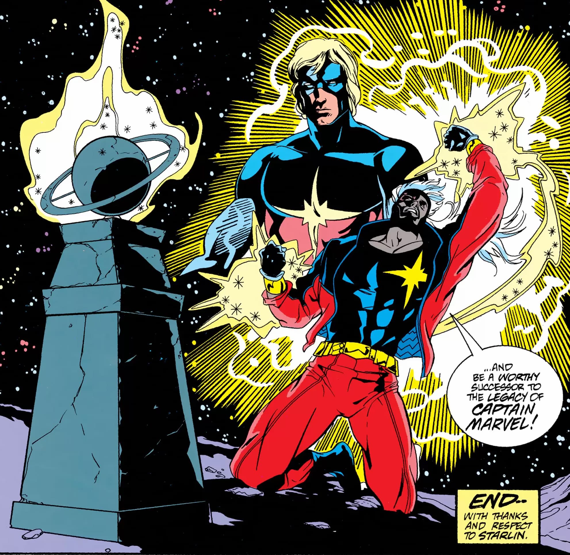 SILVER SURFER ANNUAL (1988) #6 artwork by Joe Phillips, Bob Almond, and Ericka Moran