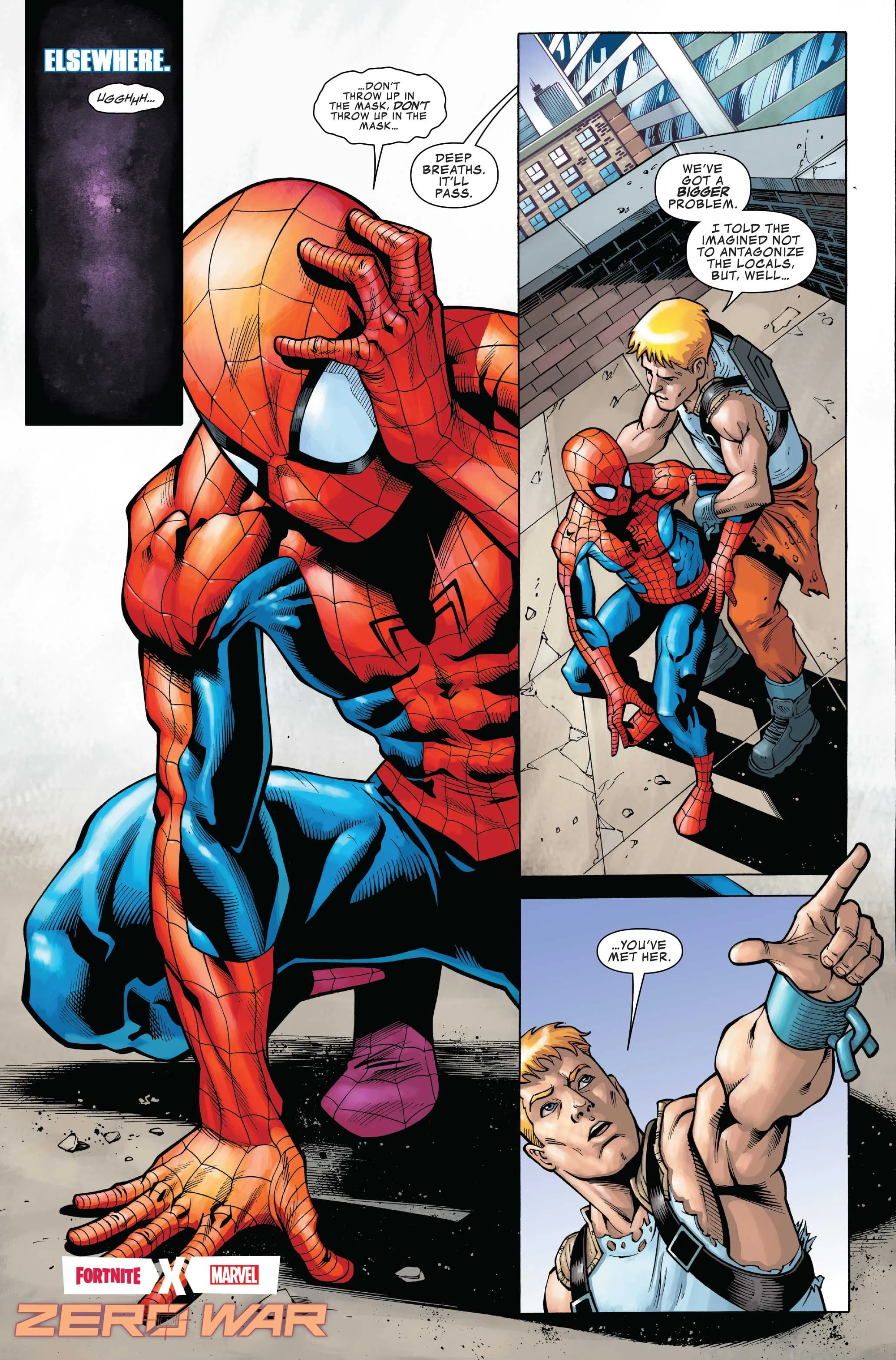 FORTNITE X MARVEL: ZERO WAR #1 Interior Artwork