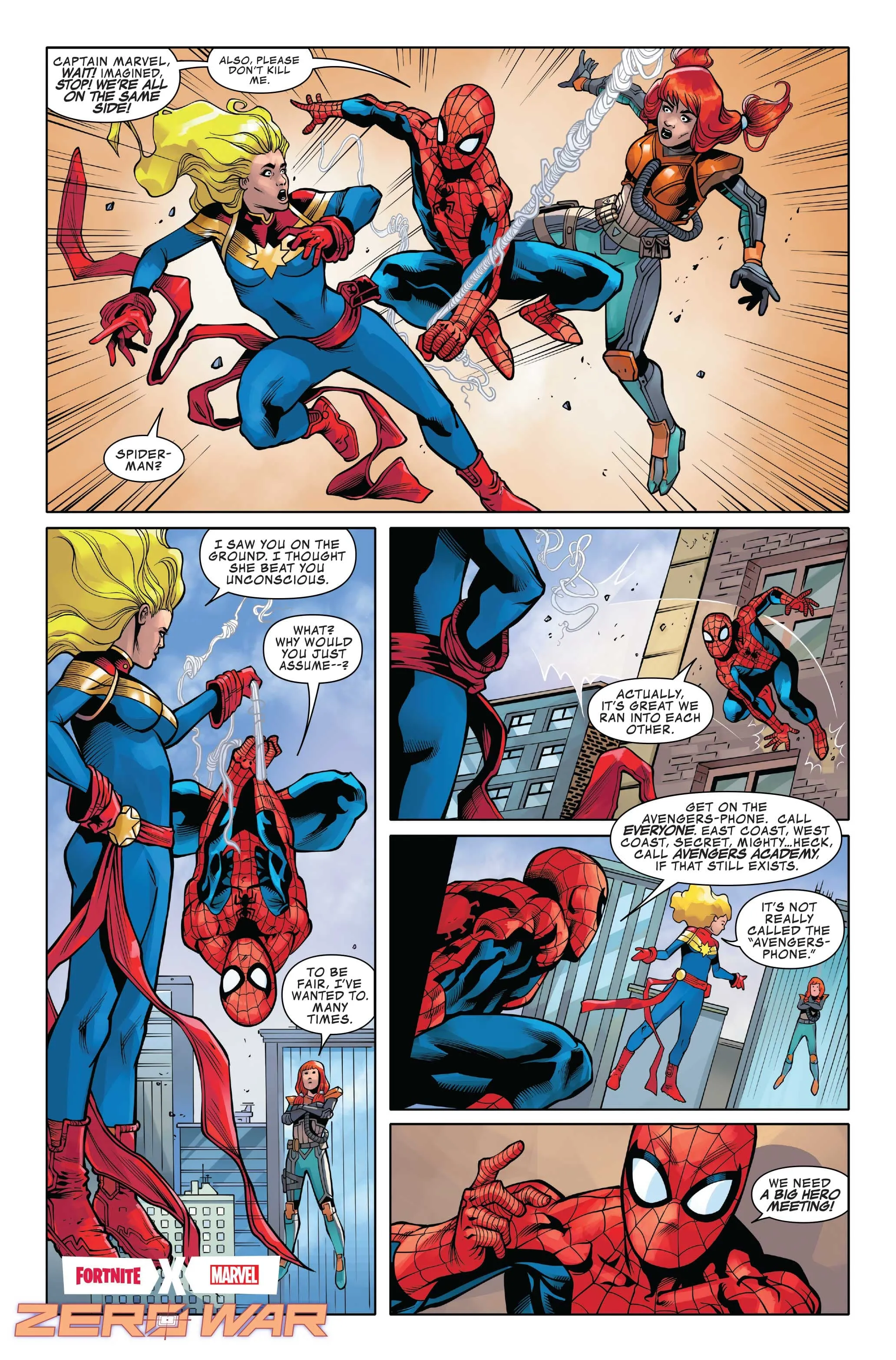 FORTNITE X MARVEL: ZERO WAR #1 Interior Artwork