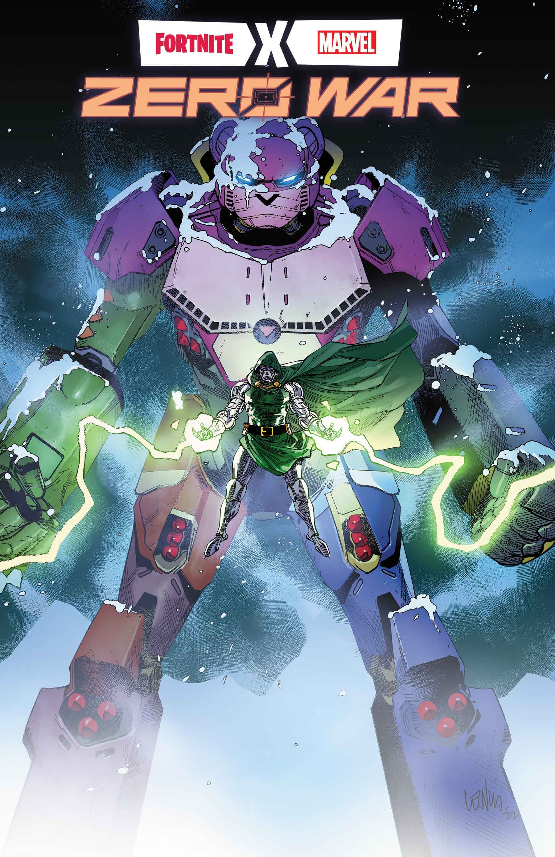 FORTNITE X MARVEL: ZERO WAR #4 cover by Leinil Francis Yu
