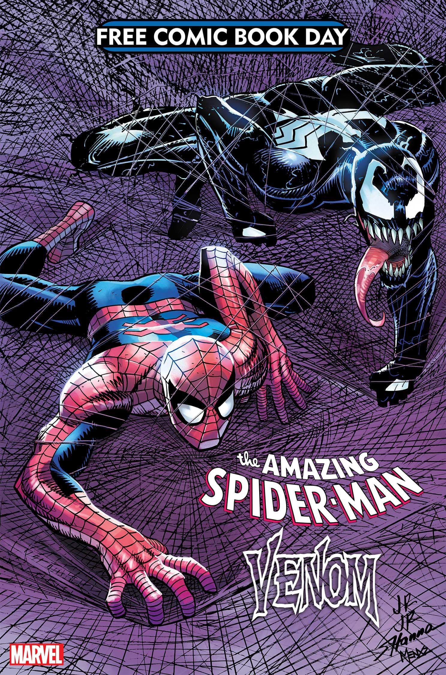 FREE COMIC BOOK DAY: SPIDER-MAN/VENOM #1 Cover by JOHN ROMITA JR.