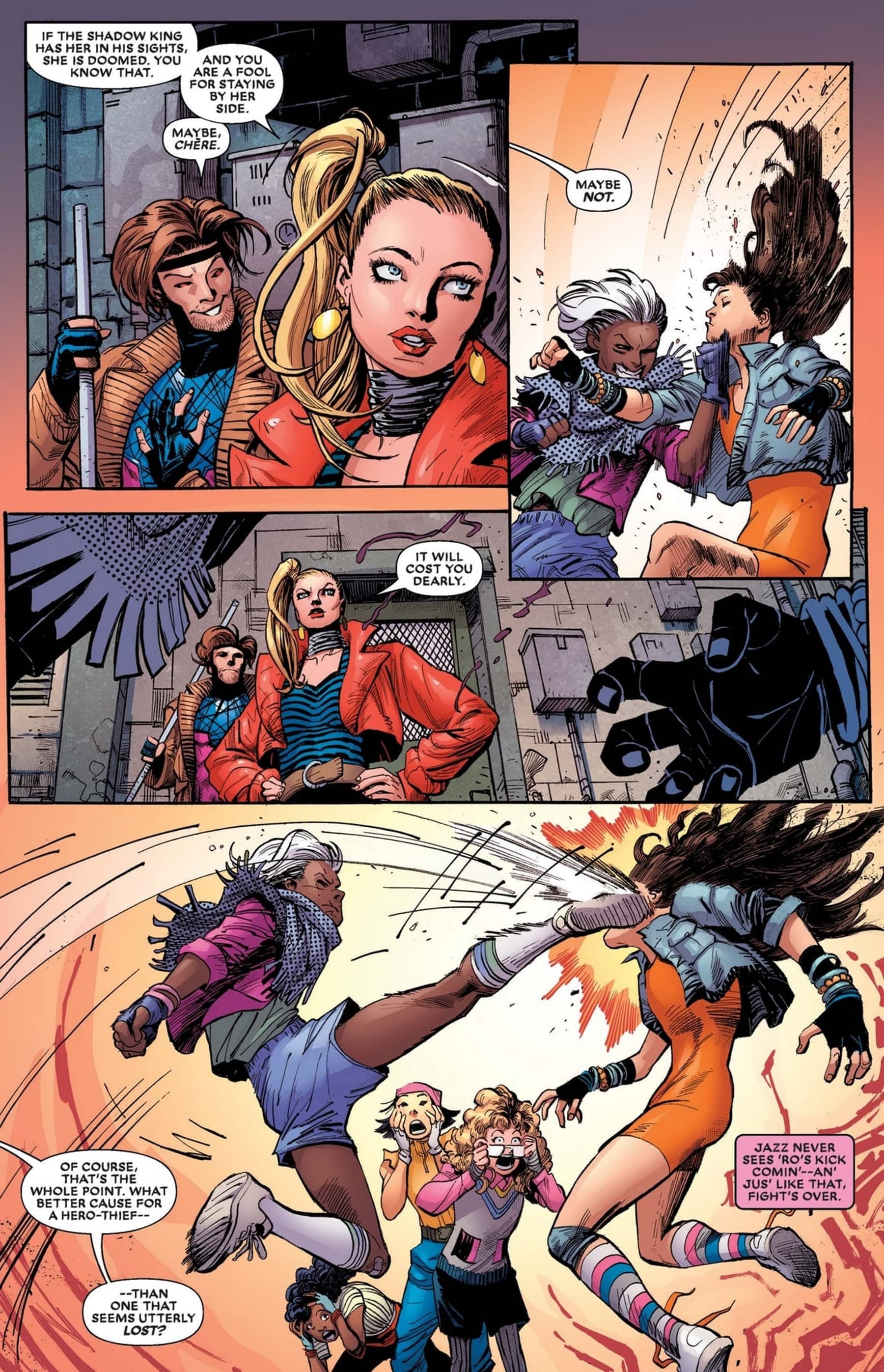 GAMBIT (2022) #1 page by Chris Claremont and Sid Kotian