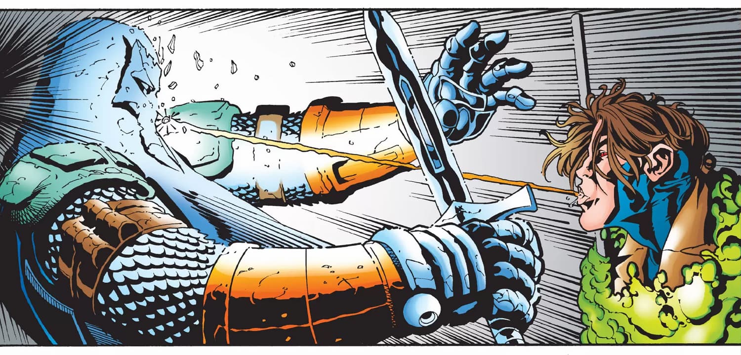 GAMBIT (1999) #1 artwork by Steve Skroce, Rob Hunter, and Shannon Blanchard