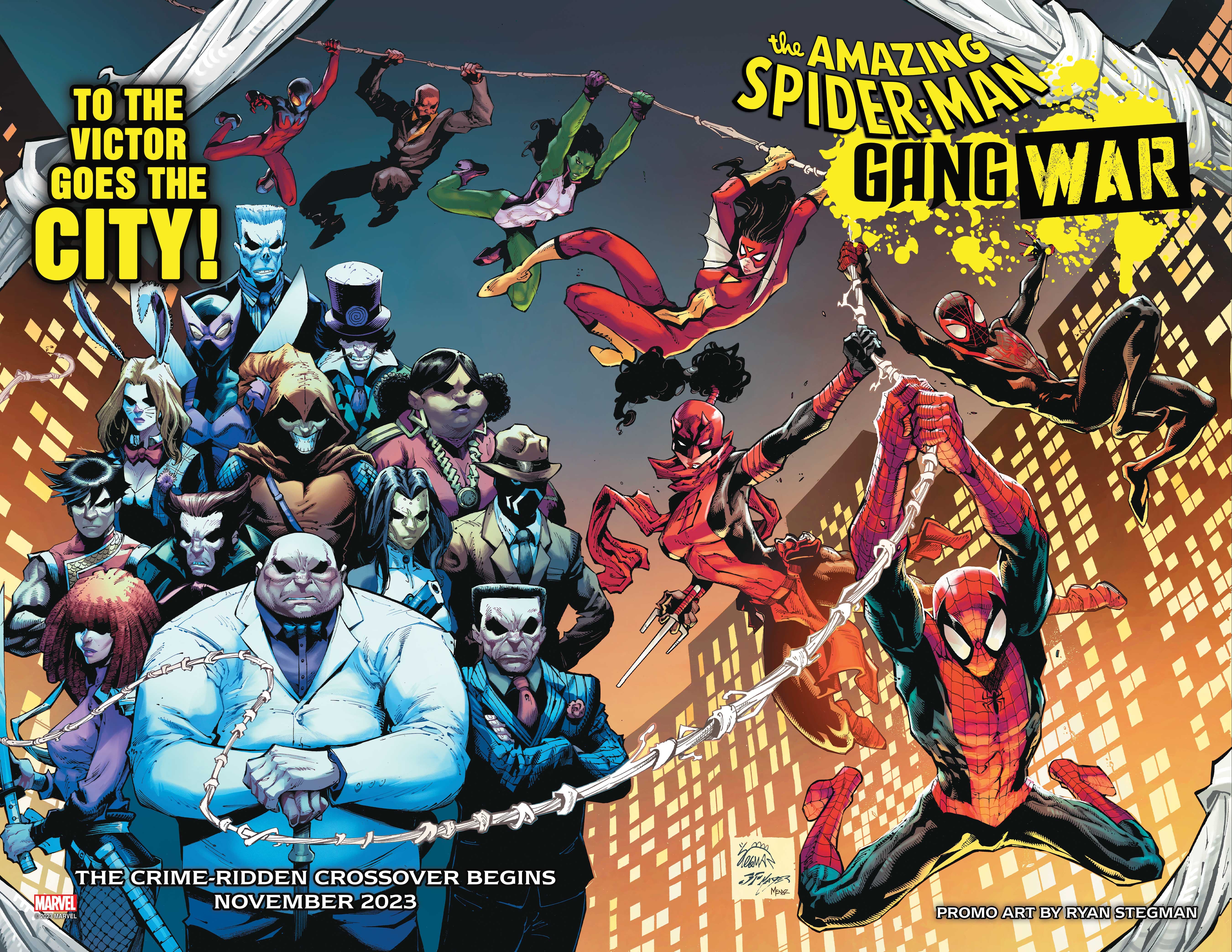 GANG WAR promotional artwork by Ryan Stegman
