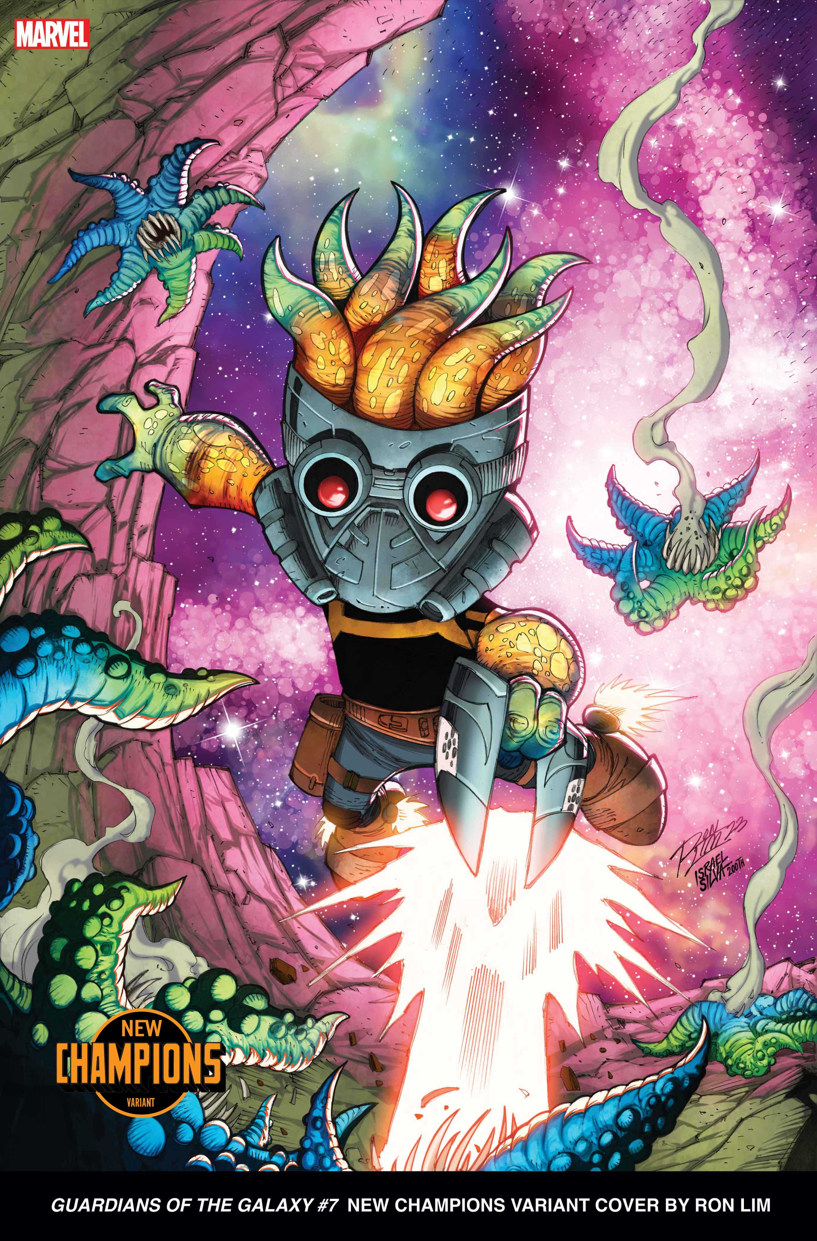 GUARDIANS OF THE GALAXY #7 New Champions Variant Cover by Ron Lim