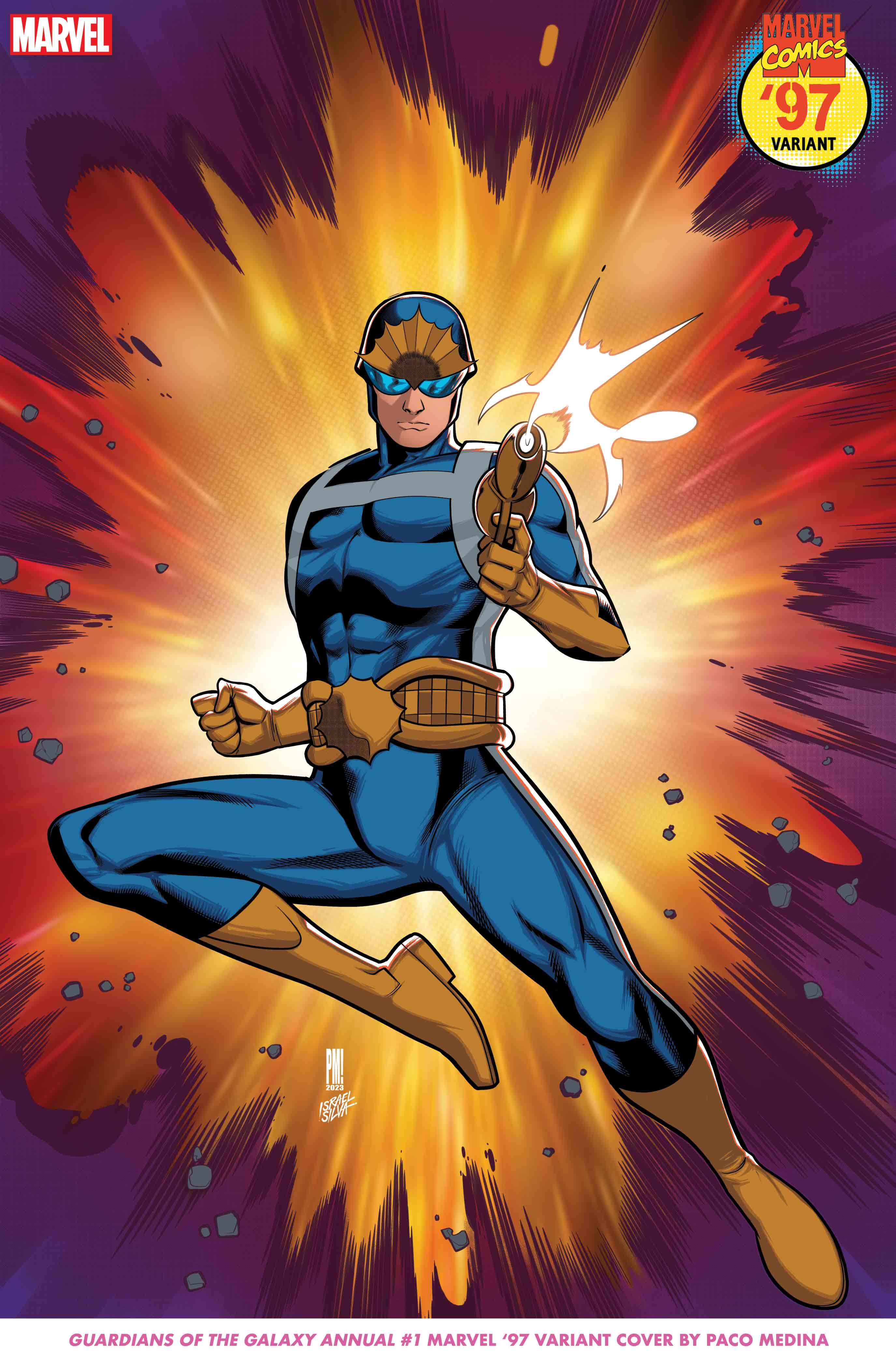 GUARDIANS OF THE GALAXY ANNUAL #1 Marvel ‘97 Variant Cover by Paco Medina