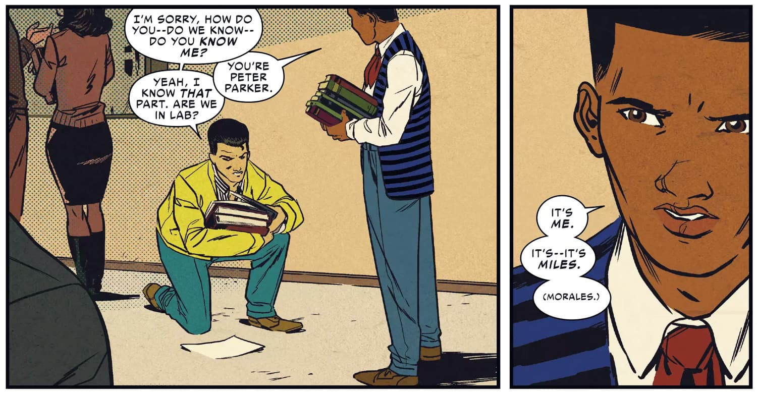 GENERATIONS: MILES MORALES SPIDER-MAN AND PETER PARKER SPIDER-MAN (2017) #1 art by Ramón Pérez and Msassyk