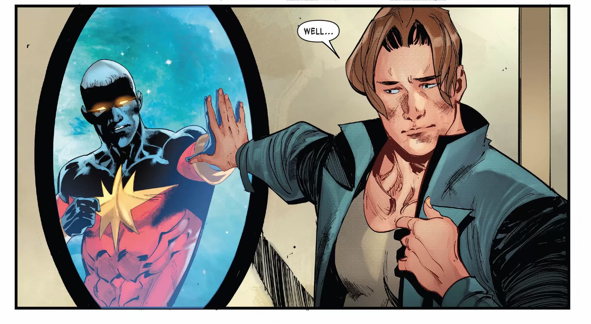 GENIS-VELL: CAPTAIN MARVEL (2022) #5 artwork by Juanan Ramírez and Federico Blee