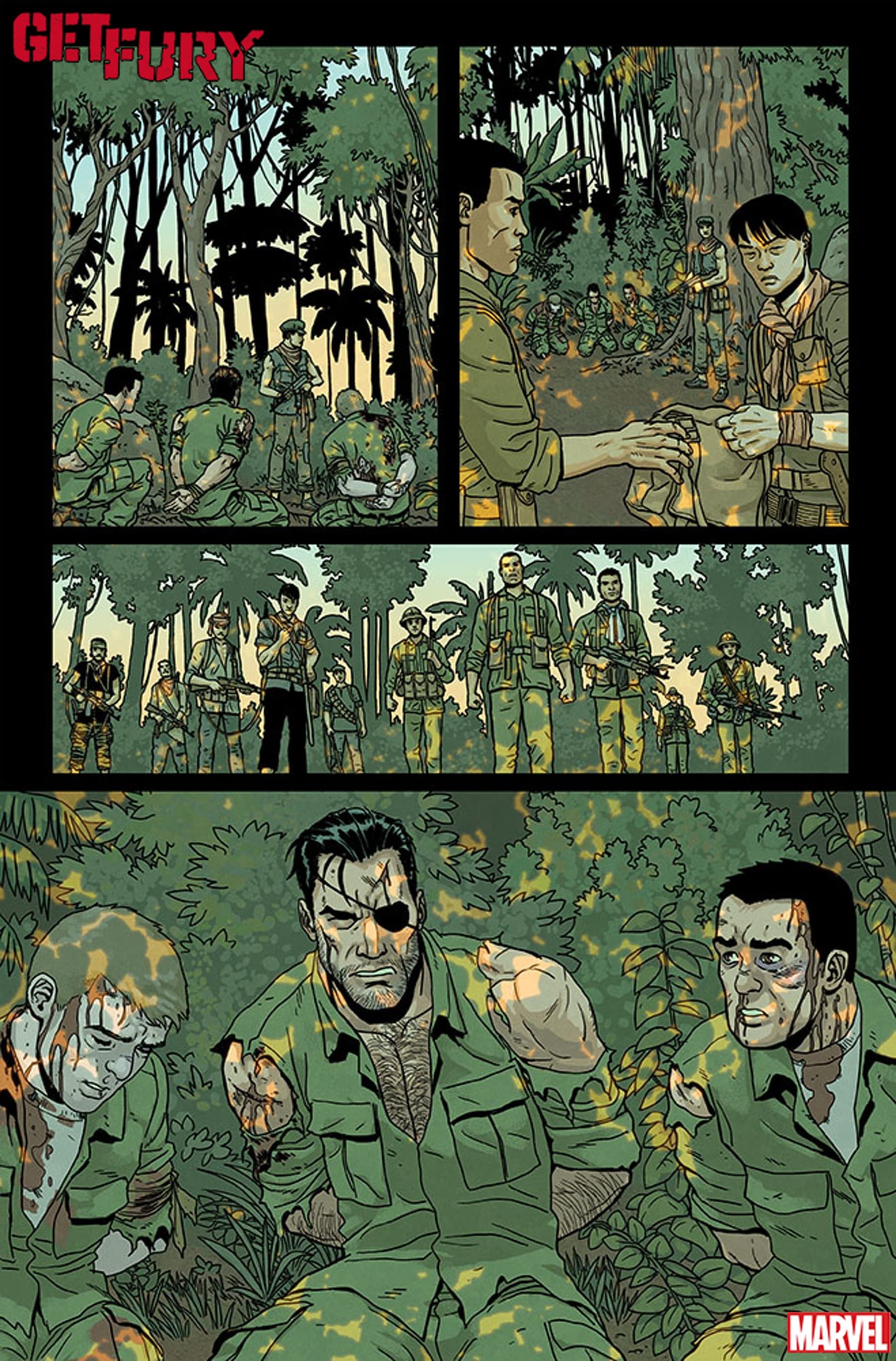 GET FURY #1 interior artwork by Jacen Burrows