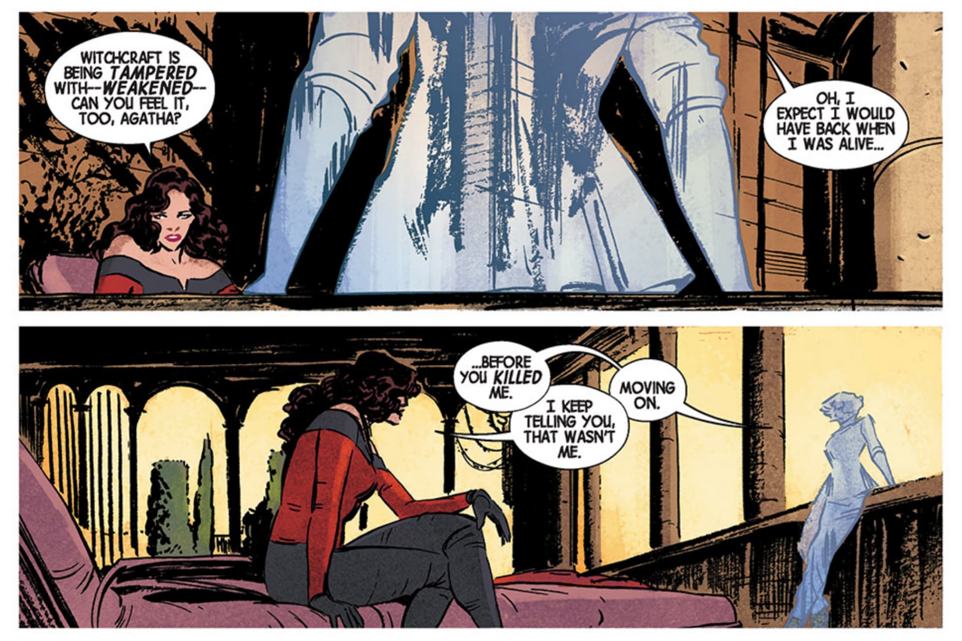 SCARLET WITCH (2015) #1 artwork by Vanesa Del Rey and Jordie Bellaire