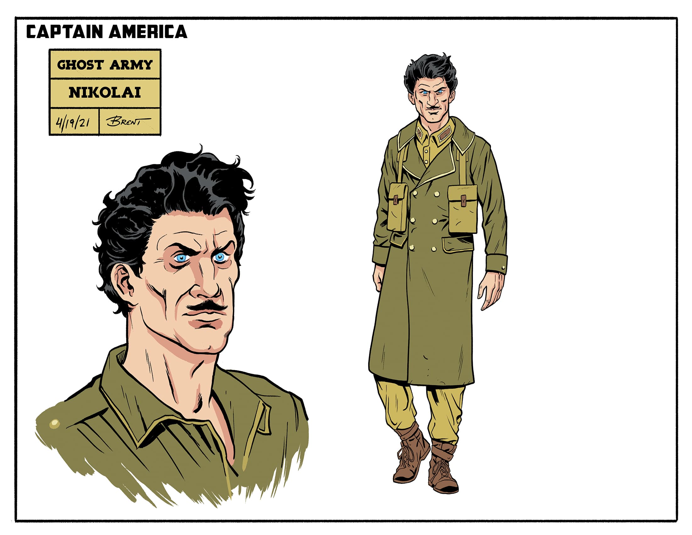 Captain America: The Ghost Army - Nikolai Baskerville