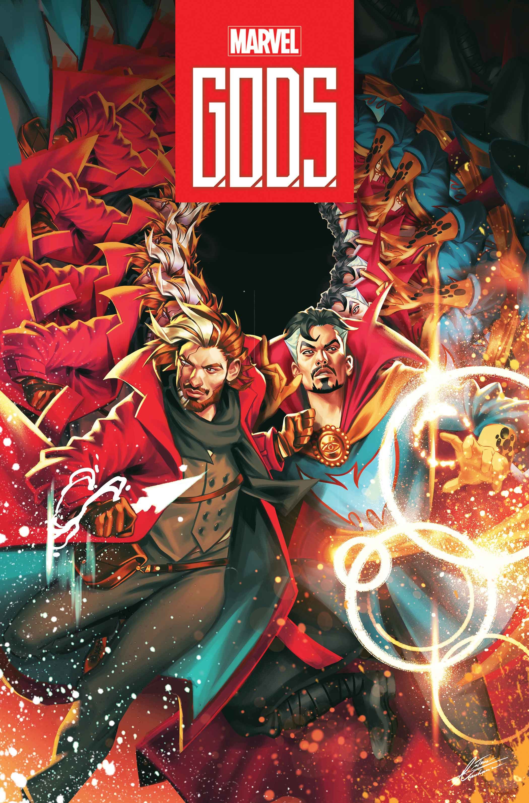 G.O.D.S. #4 cover by Mateus Manhanini